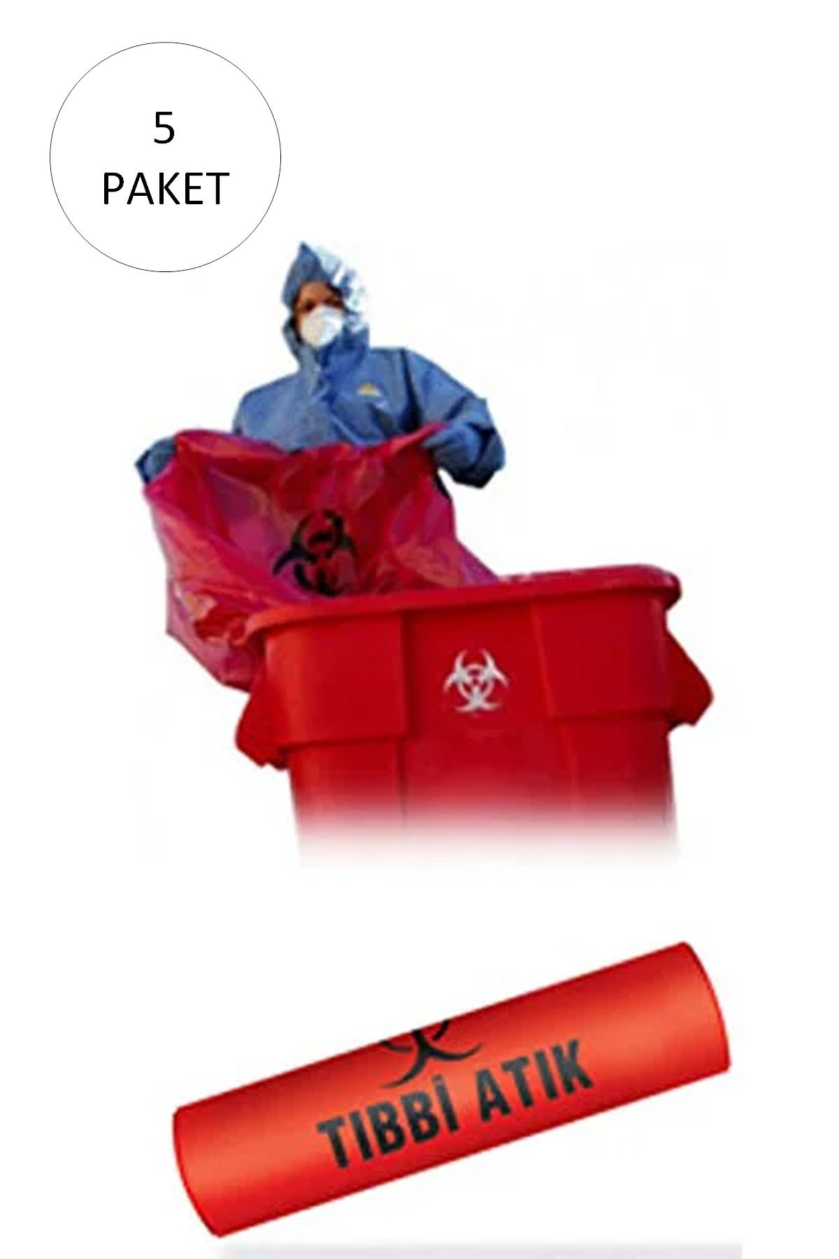 karadağsb Jumbo Boy 80 X 110 Cm 700 Gr 10 Lu Rulo X 5 Paket = 50 Adet (Kırmızı-Siyah Baskılı)