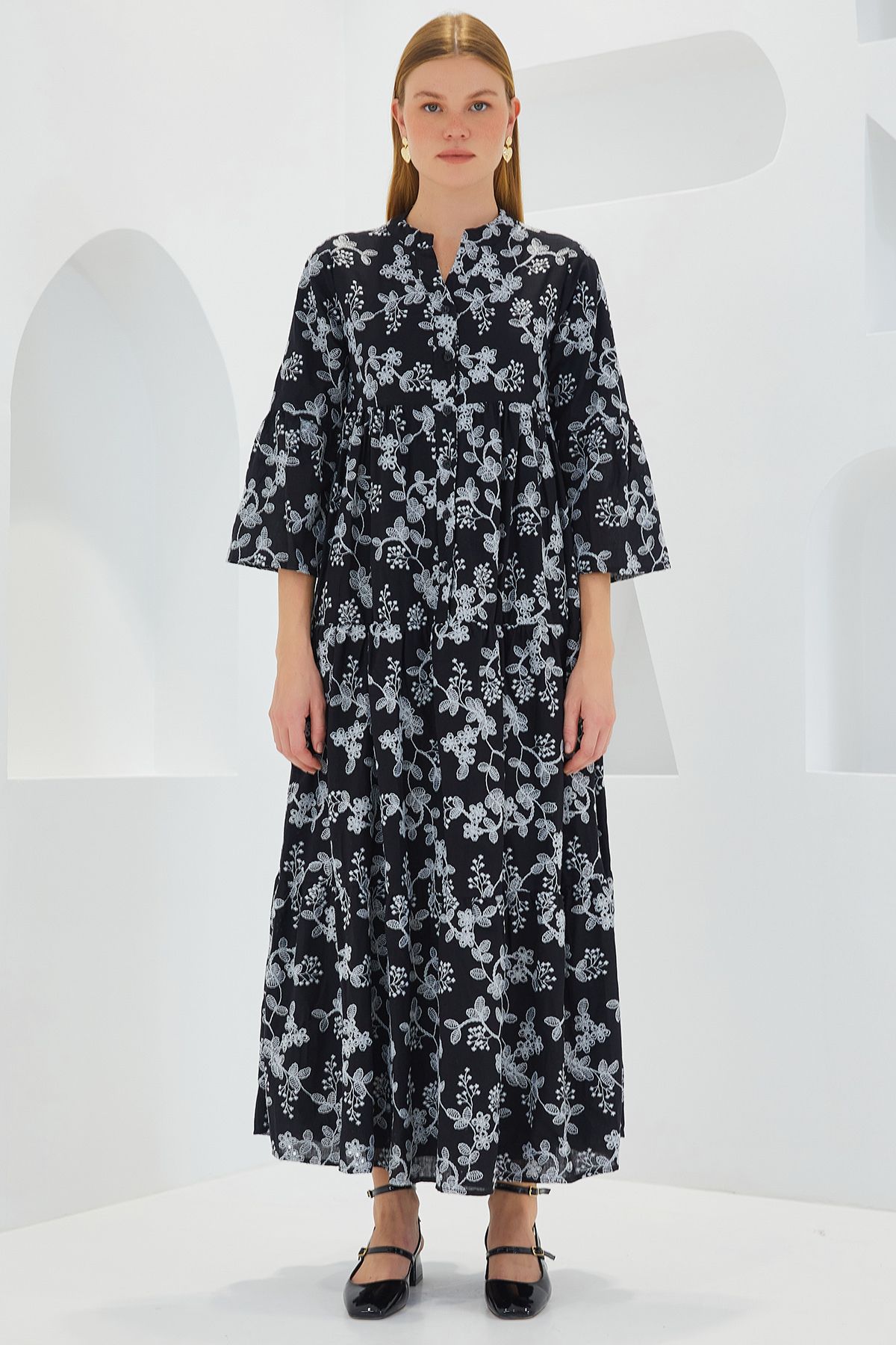 Bigdart-2469 Rochie de in - D. Negru 2
