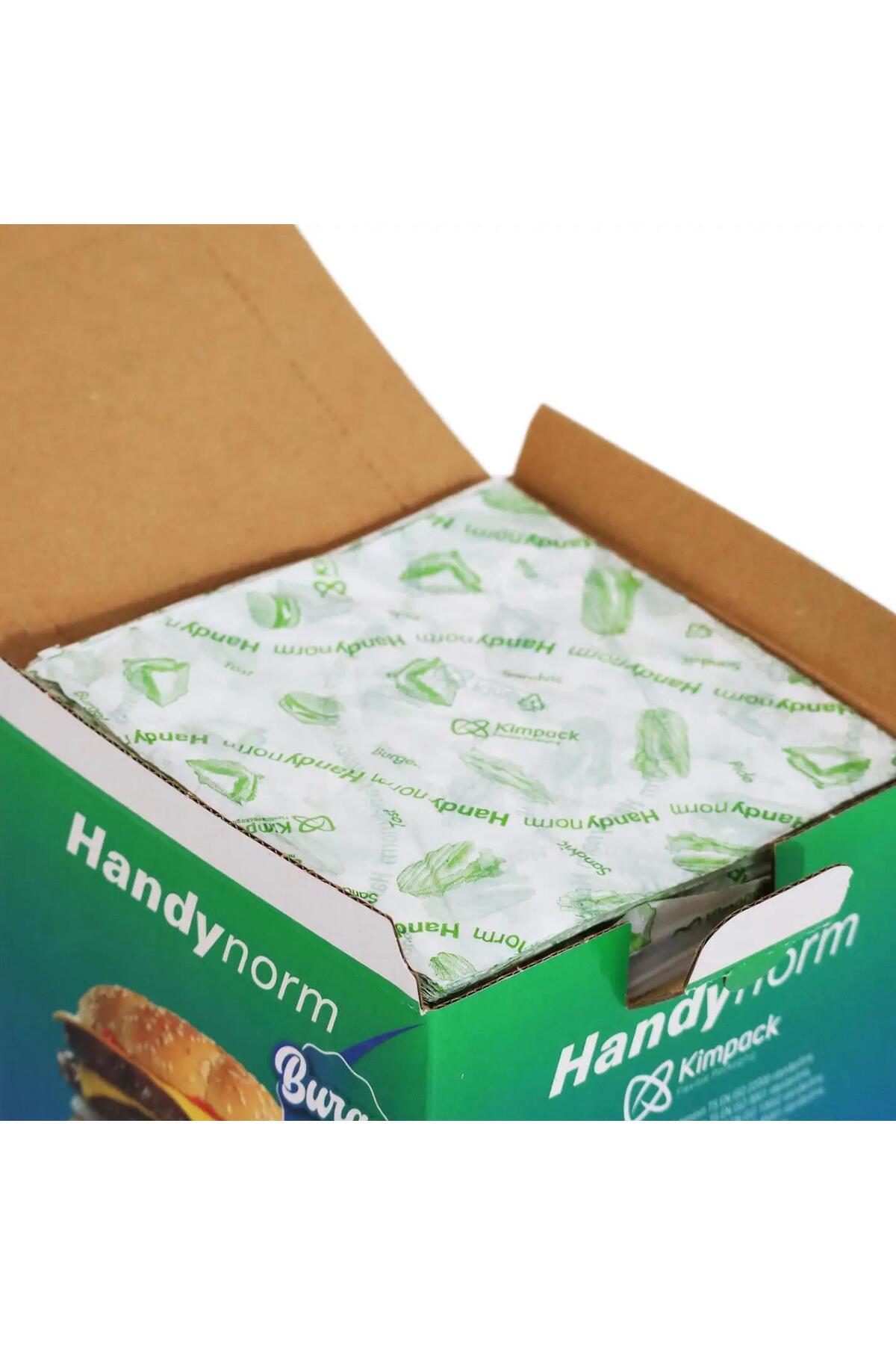 Handynorm Hamburger Burger Pide Tost Sandviç Kılıfı Poşeti - 12.5x12.5 Cm. - 2000 Adetlik 5 Kutu — Koksal Pack — Kutu ve Ambalaj Malzemesi (3)