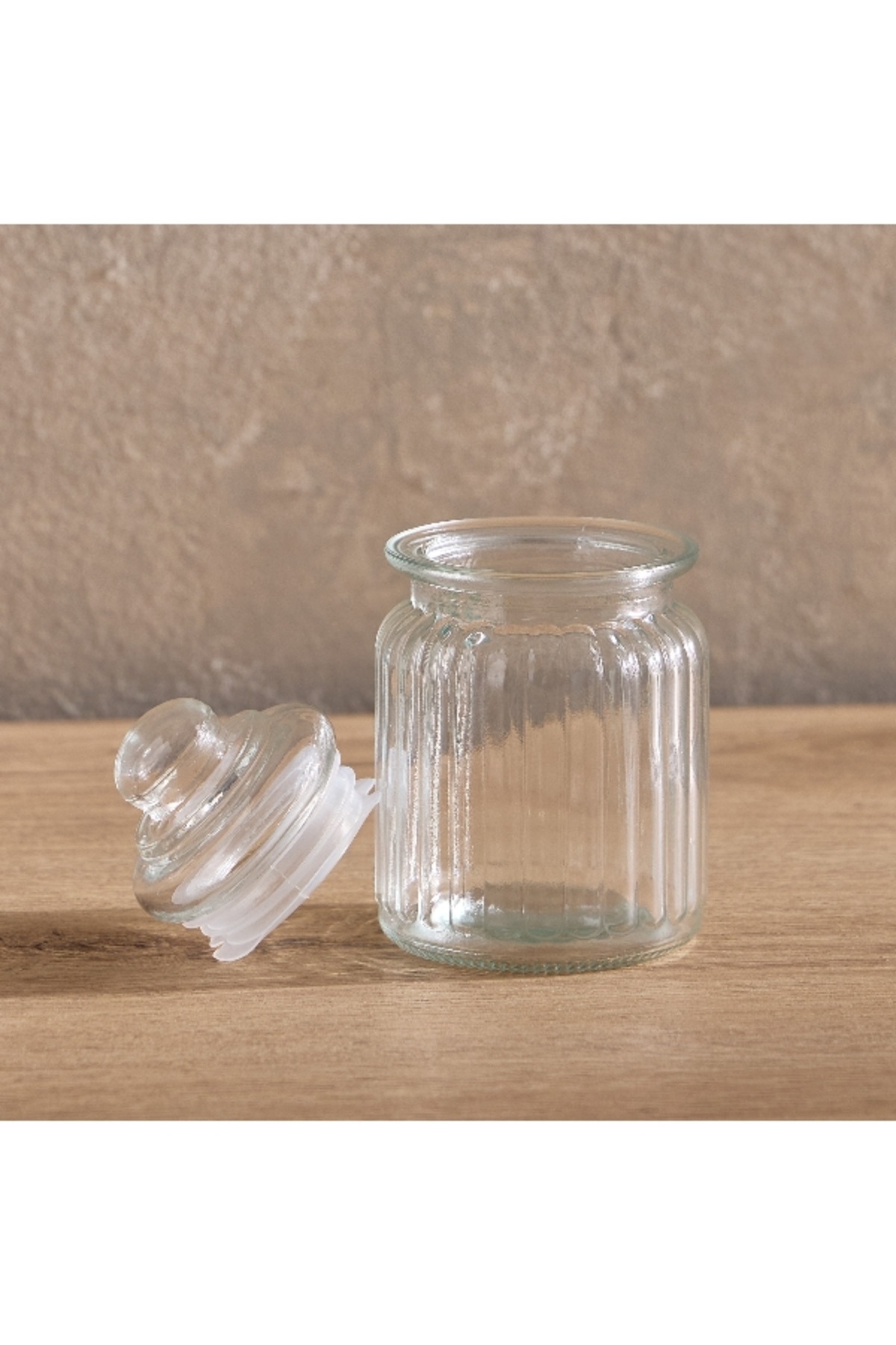 Home Box برطمان زجاجي مضلع أساسي - 300 مل