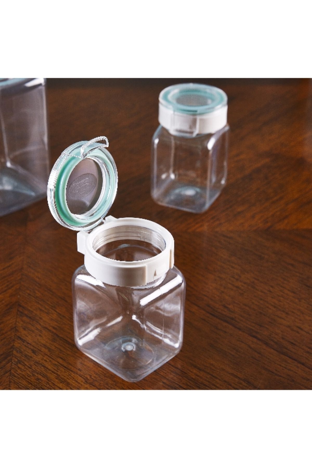 Home Box-Easy Click Square Canister - Set of 2 2