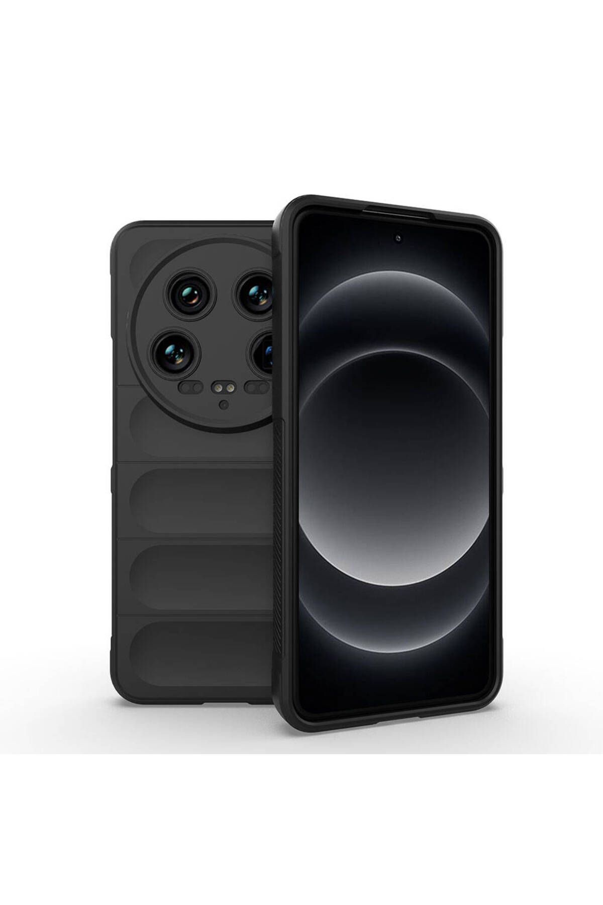 Coverzone Xiaomi Mi 13 Ultra İle Uyumlu Kılıf TPU Oyuklu Arka Yüzey Z-Etnik Esnek O-tto Prime