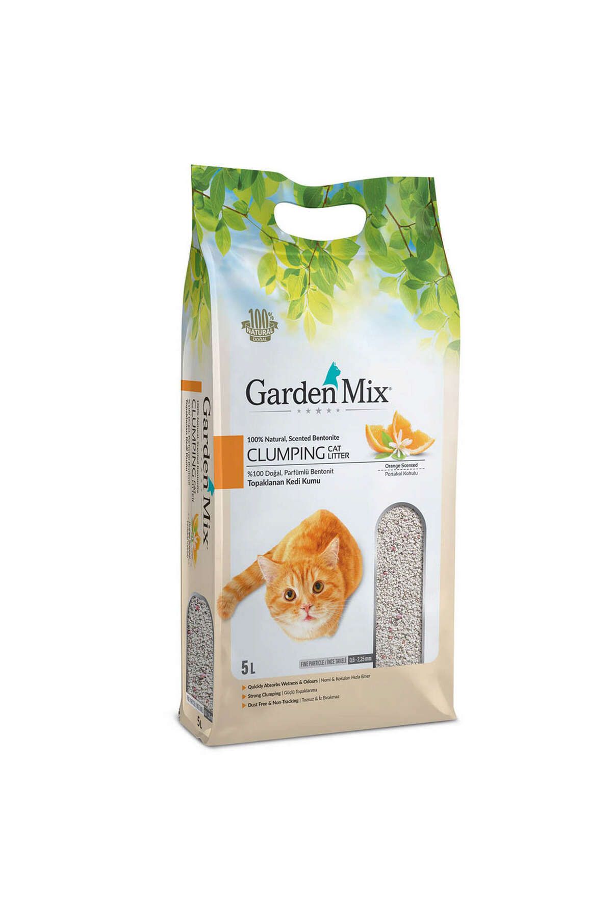 Gardenmix Bentonit Portakallı İnce 5l YKTSN