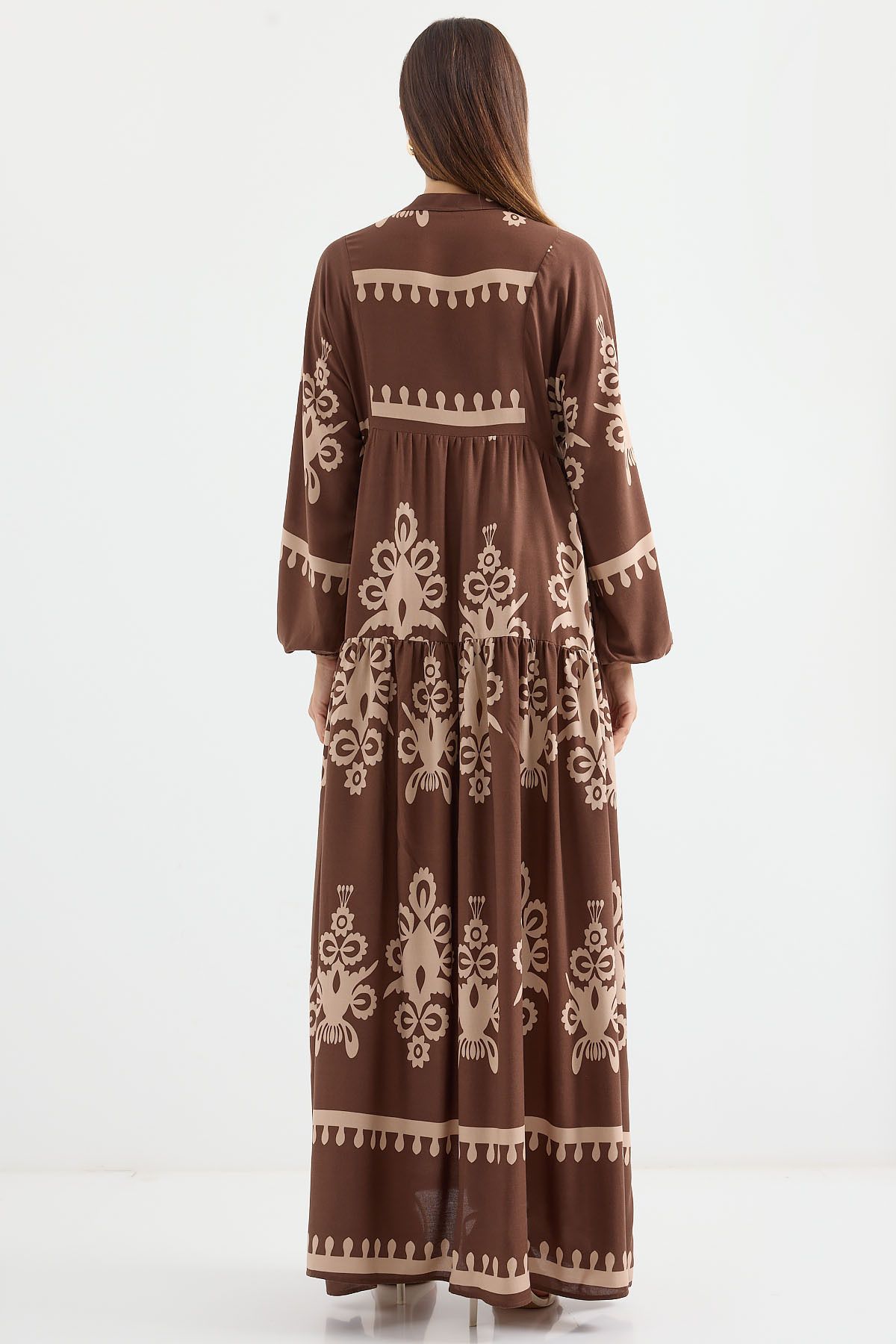 Bigdart-2423 Model Rochie maro cu modele autentice 6