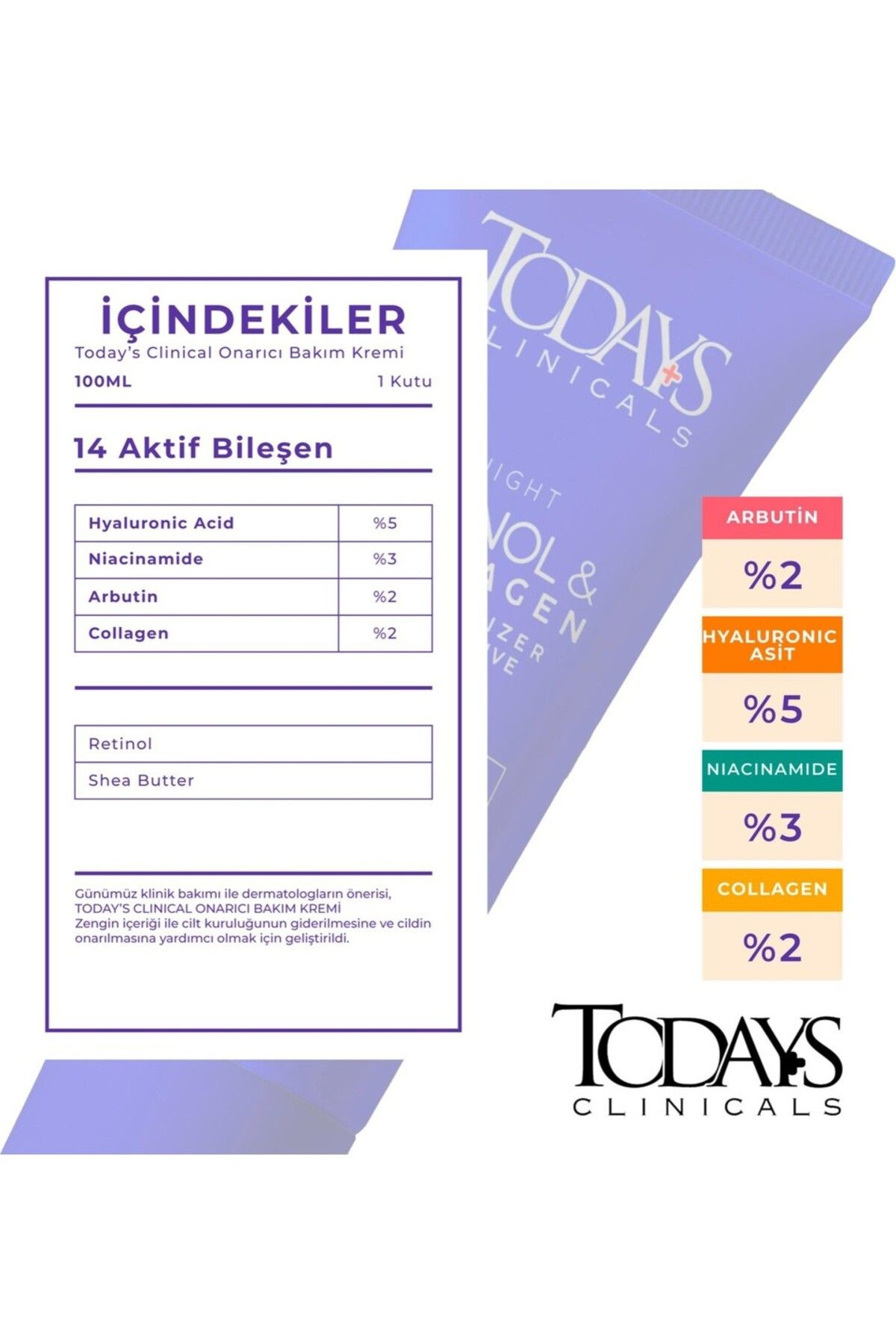 TODAYS CLİNİCALS-Todays Clinicals - كريم إصلاح 100 مل وبروتين للشعر 4