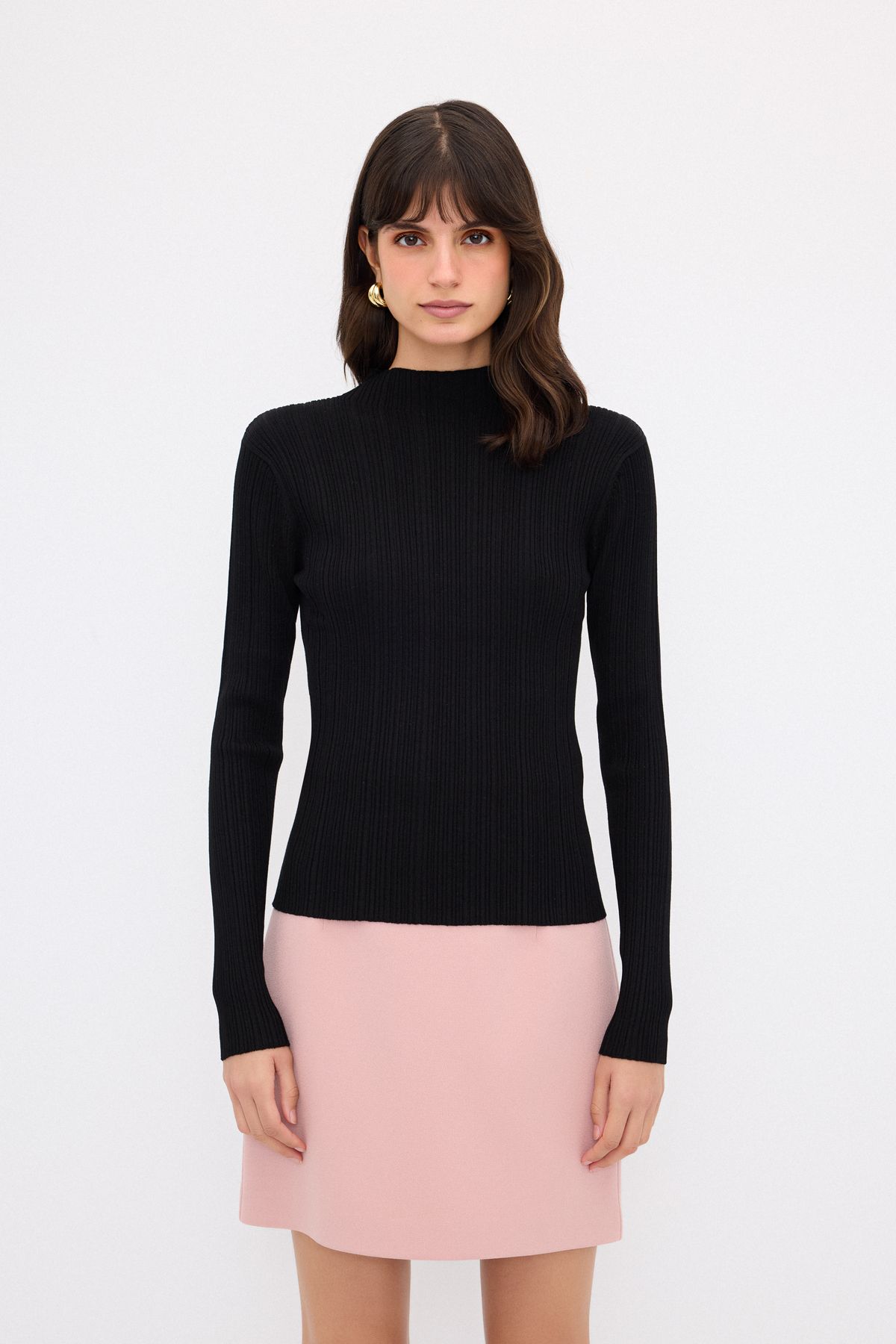 adL-Ribbed Knitwear Sweater 1