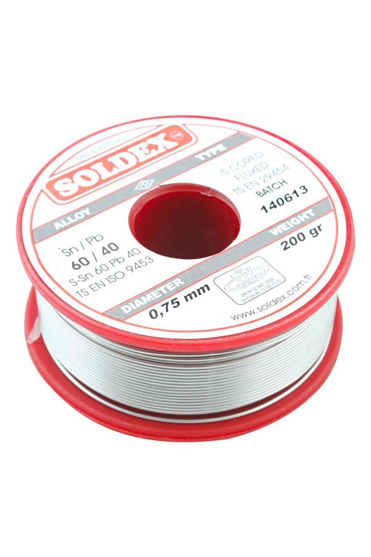 Go İthalat 200 GR LEHİM İNCE 0,75 MM SOLDEX  SN60 PB40 (4928)