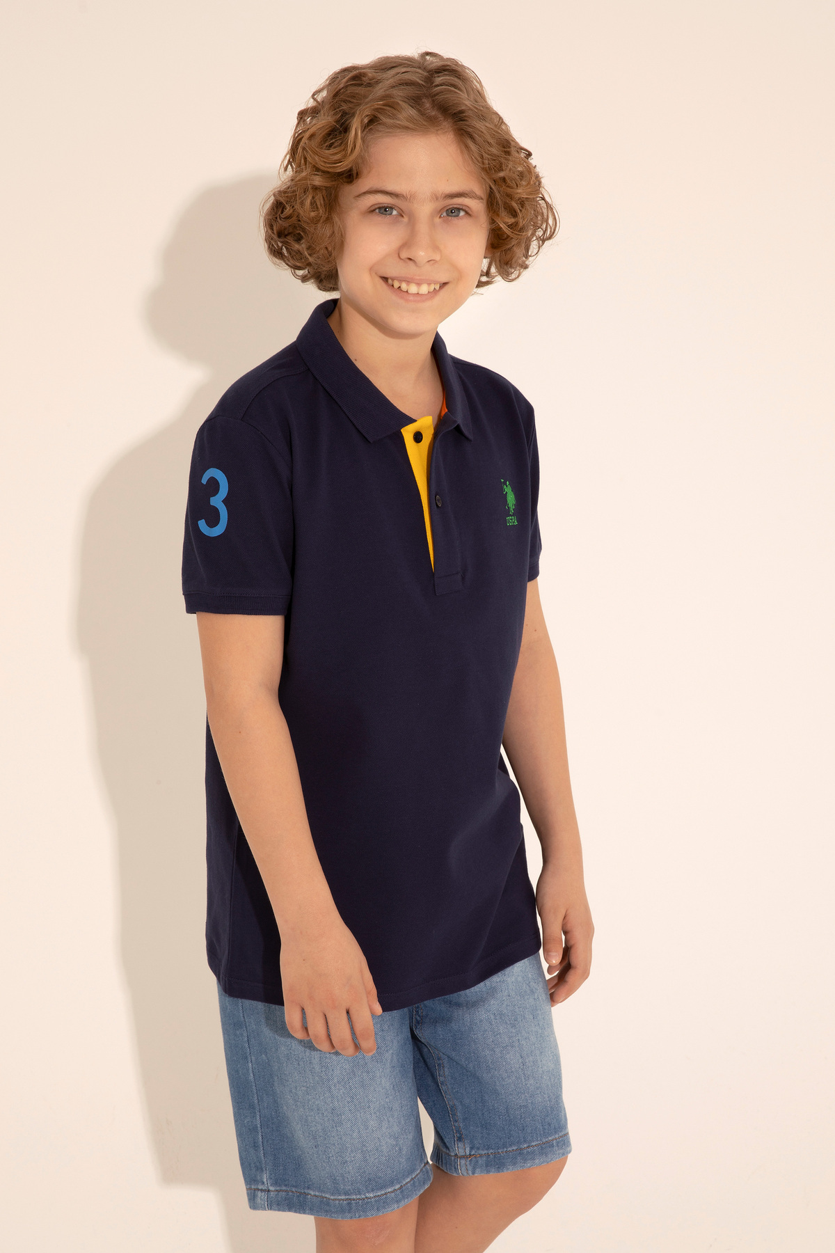 پولوشرت پسرانه یقه پلو | یو اس پولو U.S. Polo Assn. 1012371 TR - تصویر 3