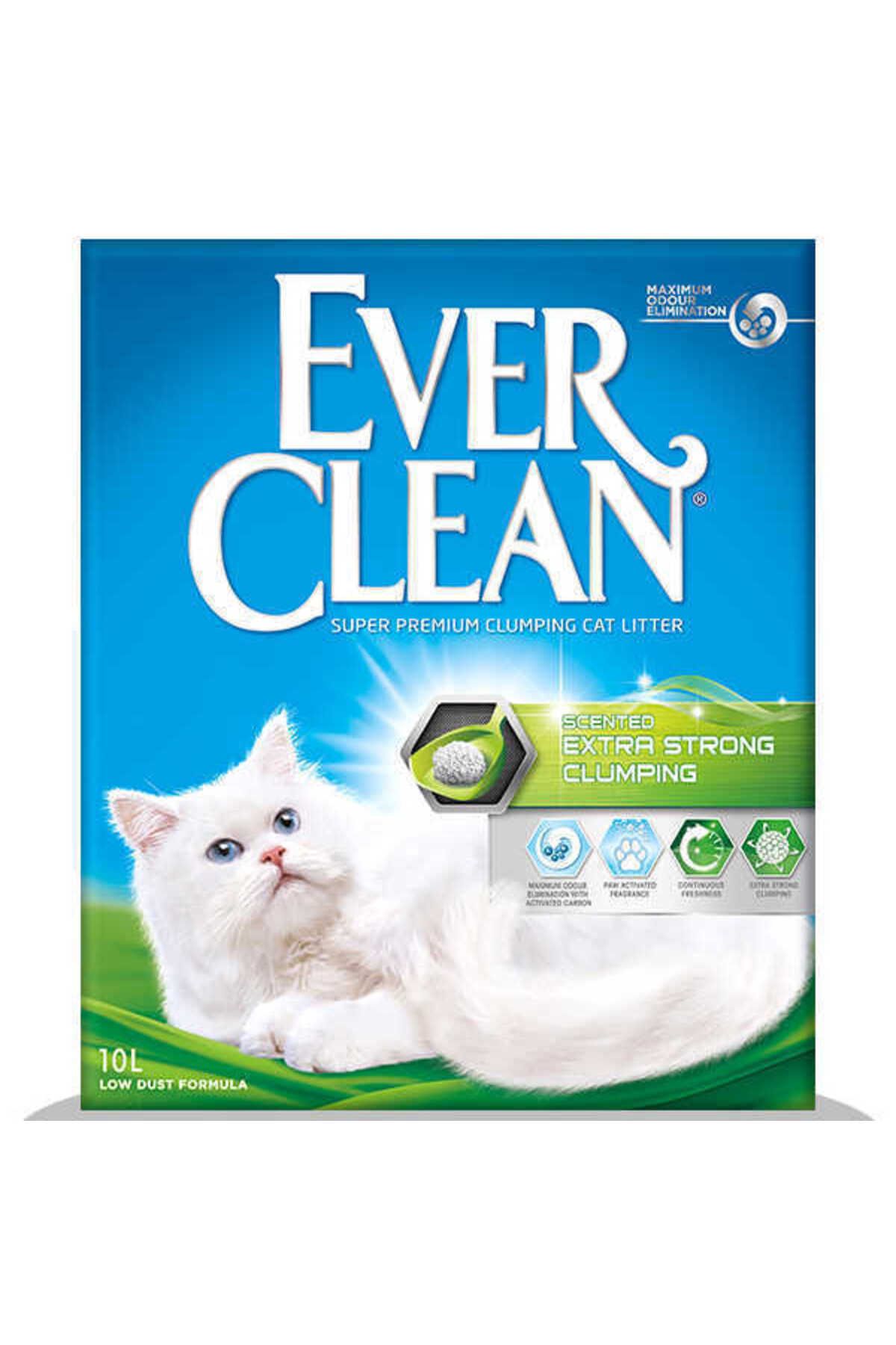 Ever Clean Extra Strong Clumping Kokulu Topaklanan Kedi Kumu 10 Lt