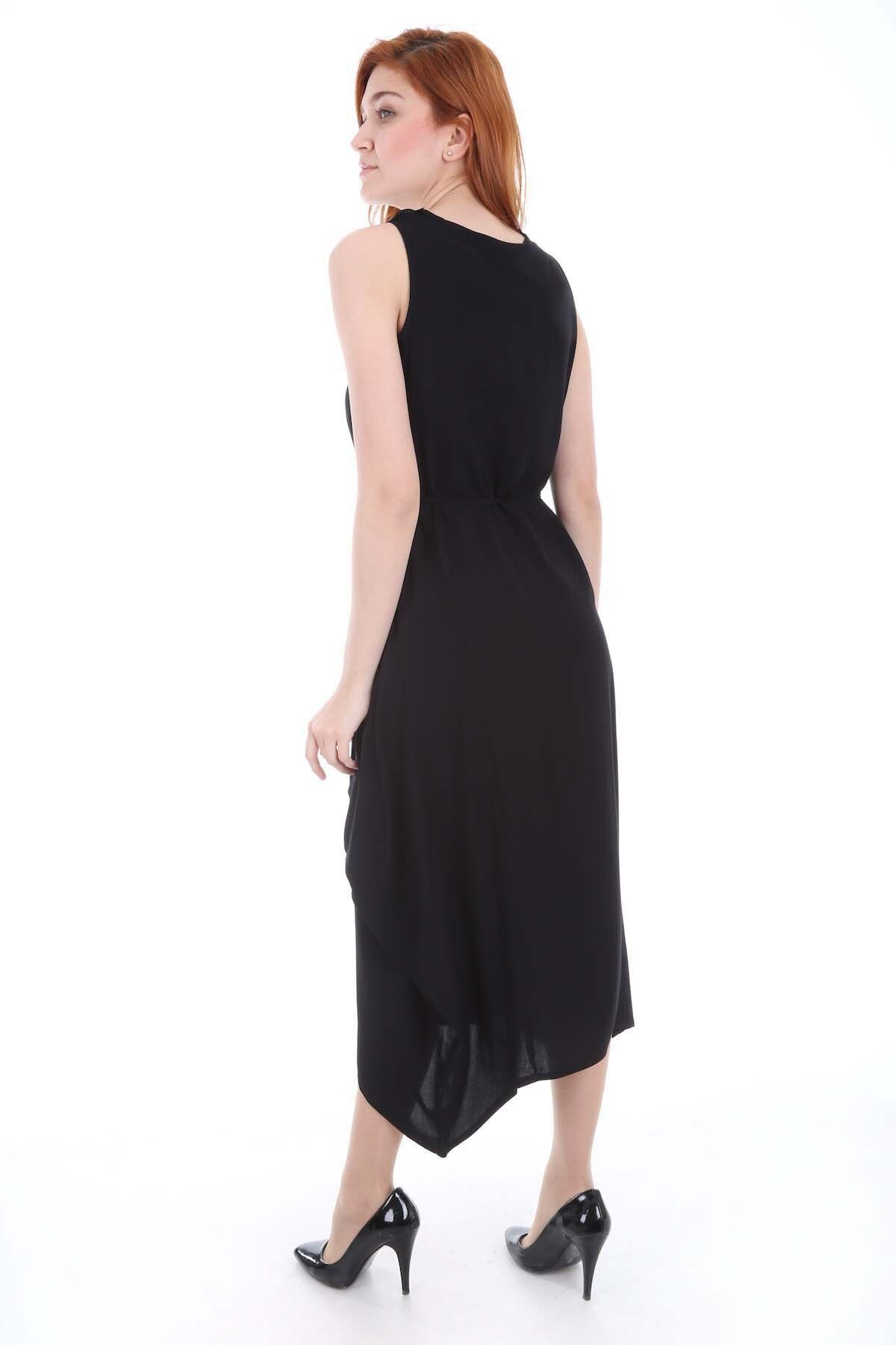 Bigdart-1512 Rochie Brodata Fata - Neagra 4