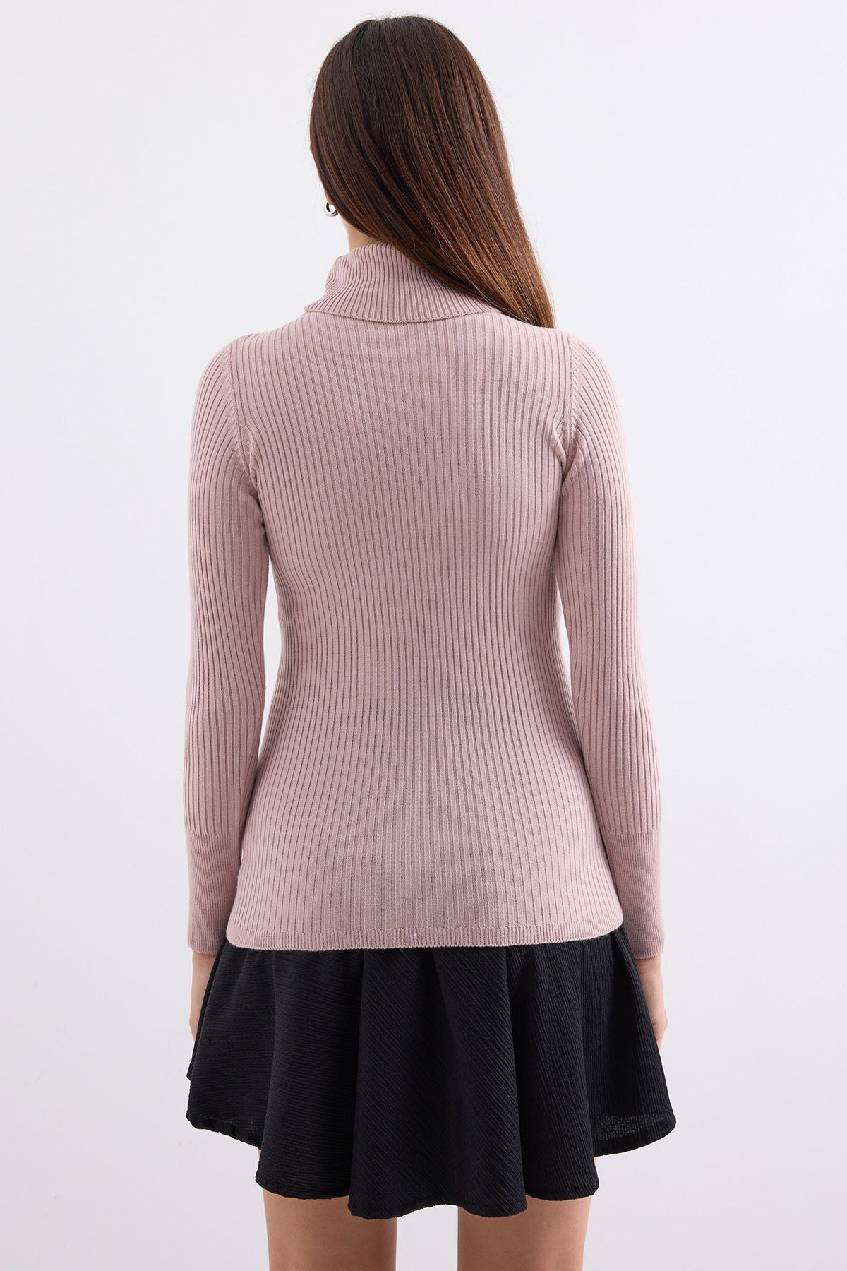 Bigdart-10311 Rollkragenpullover – Rosa 5