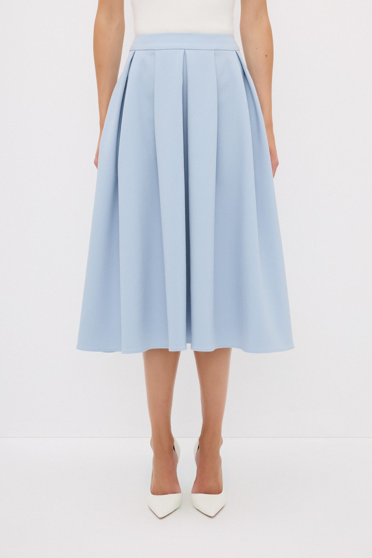 adL-Pleated Long Skirt 2