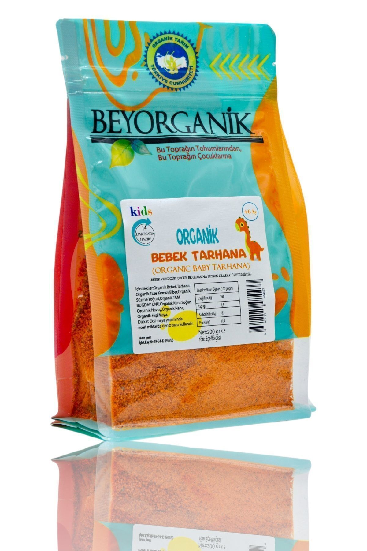 BEYORGANİK Organik Bebek Tarhana 200gr Organik Bebek Irmiği 200gr Bebek Ek Gıda 6 Ay