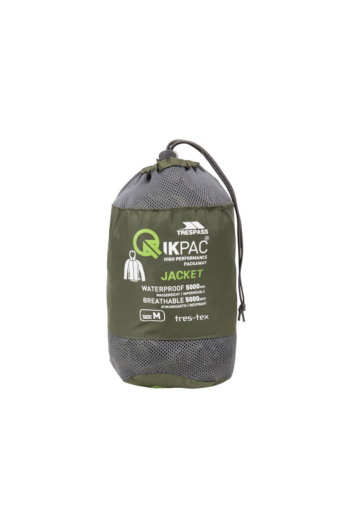 Trespass-Pelernă de ploaie unisex Qikpac - Packaway Jkt Tp75 2