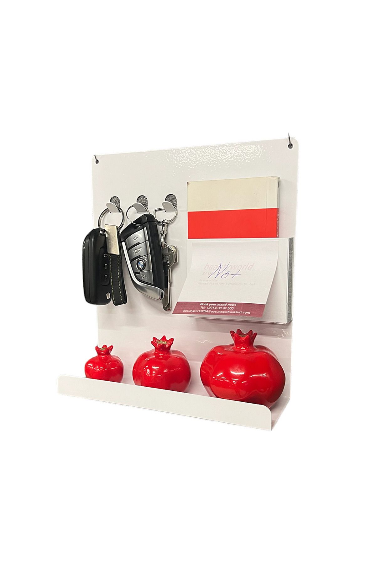decorelax-RACKED KEYCHAIN MODEL 2 WHITE 3