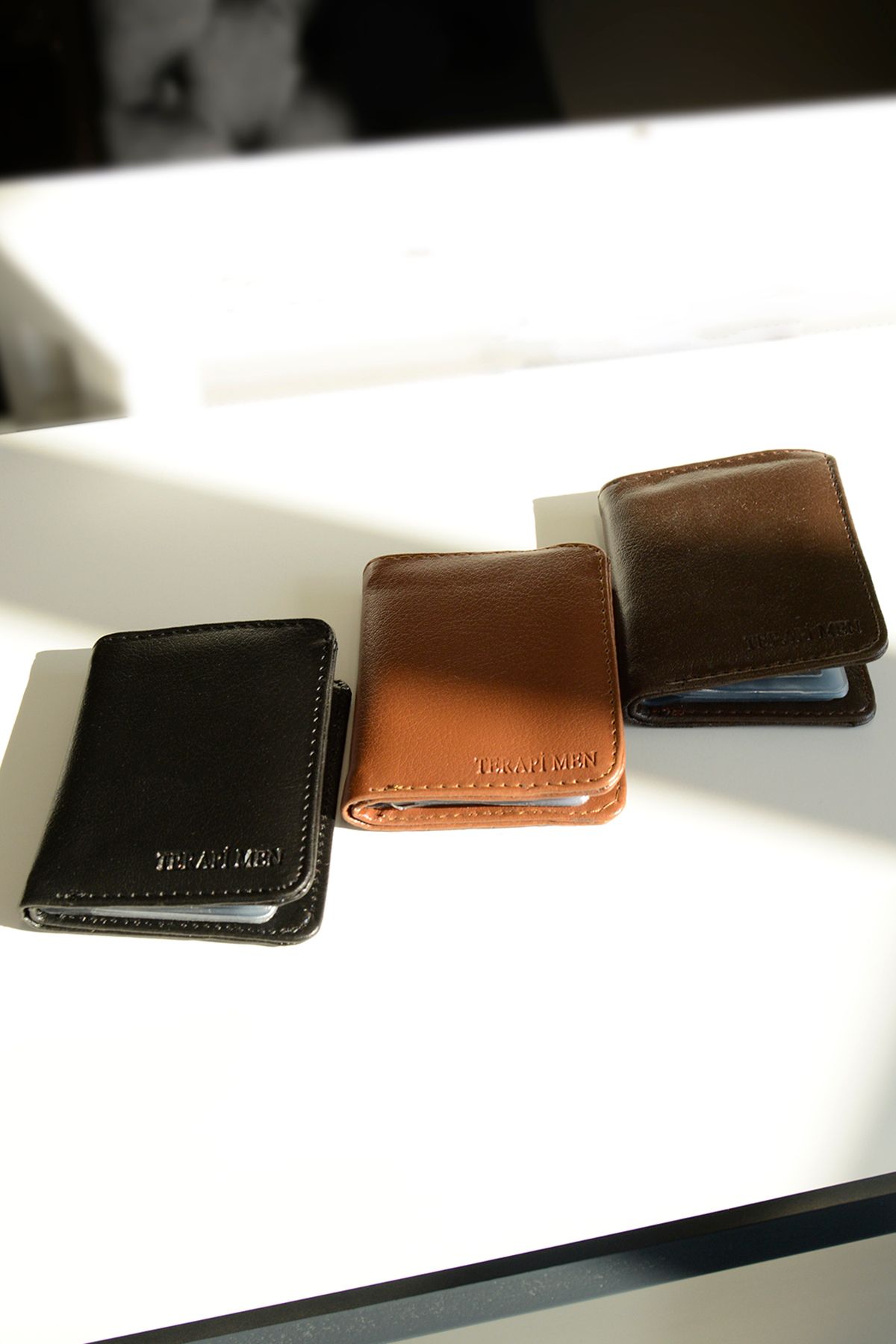 Terapi Men-Men's Small Leather Wallet Card Holder 4