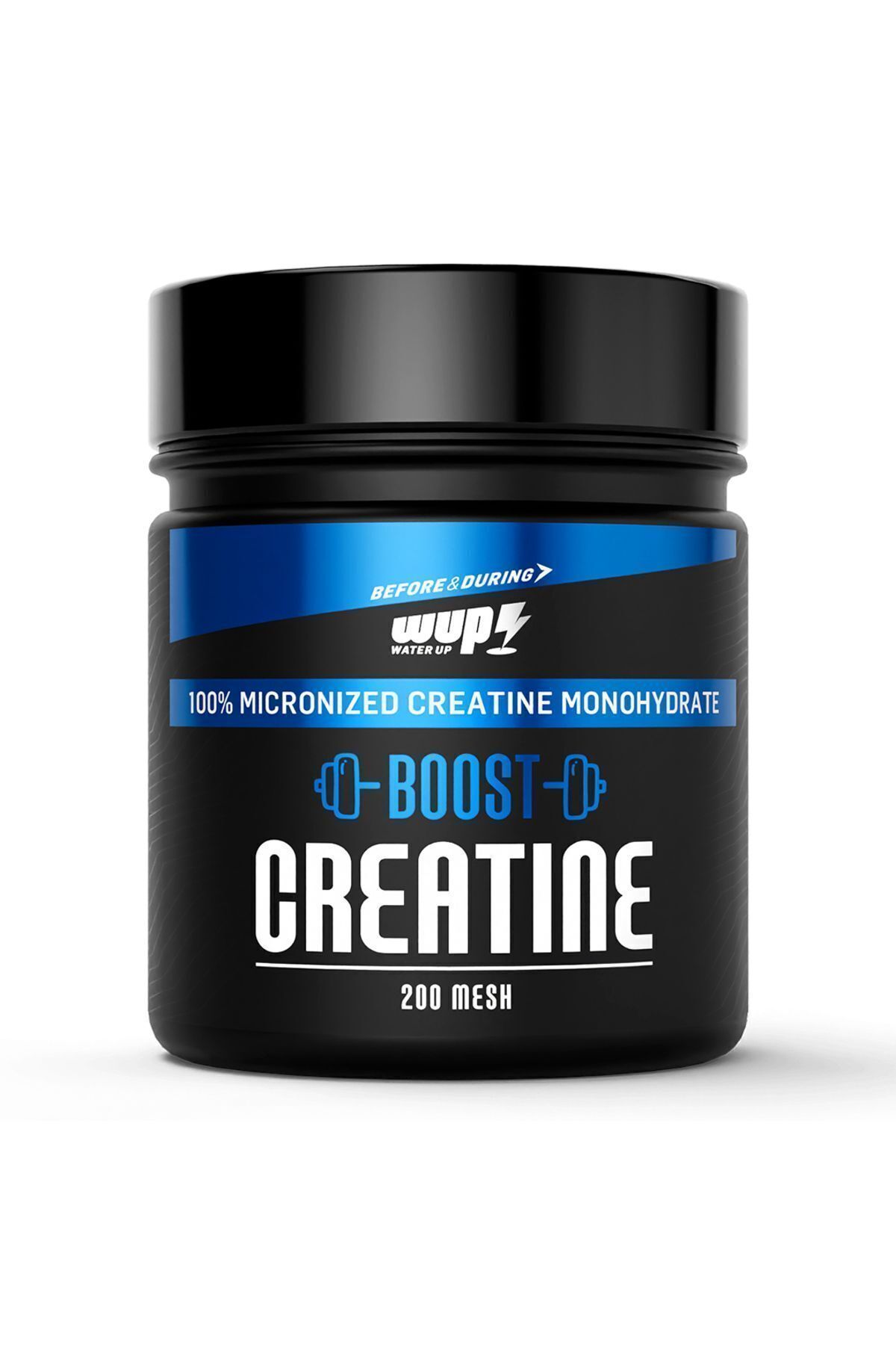 Water Up Wup Boost Creatine, 120 gr 40 Servis, %100 Mikronize Kreatin Monohidrat, Aromasız