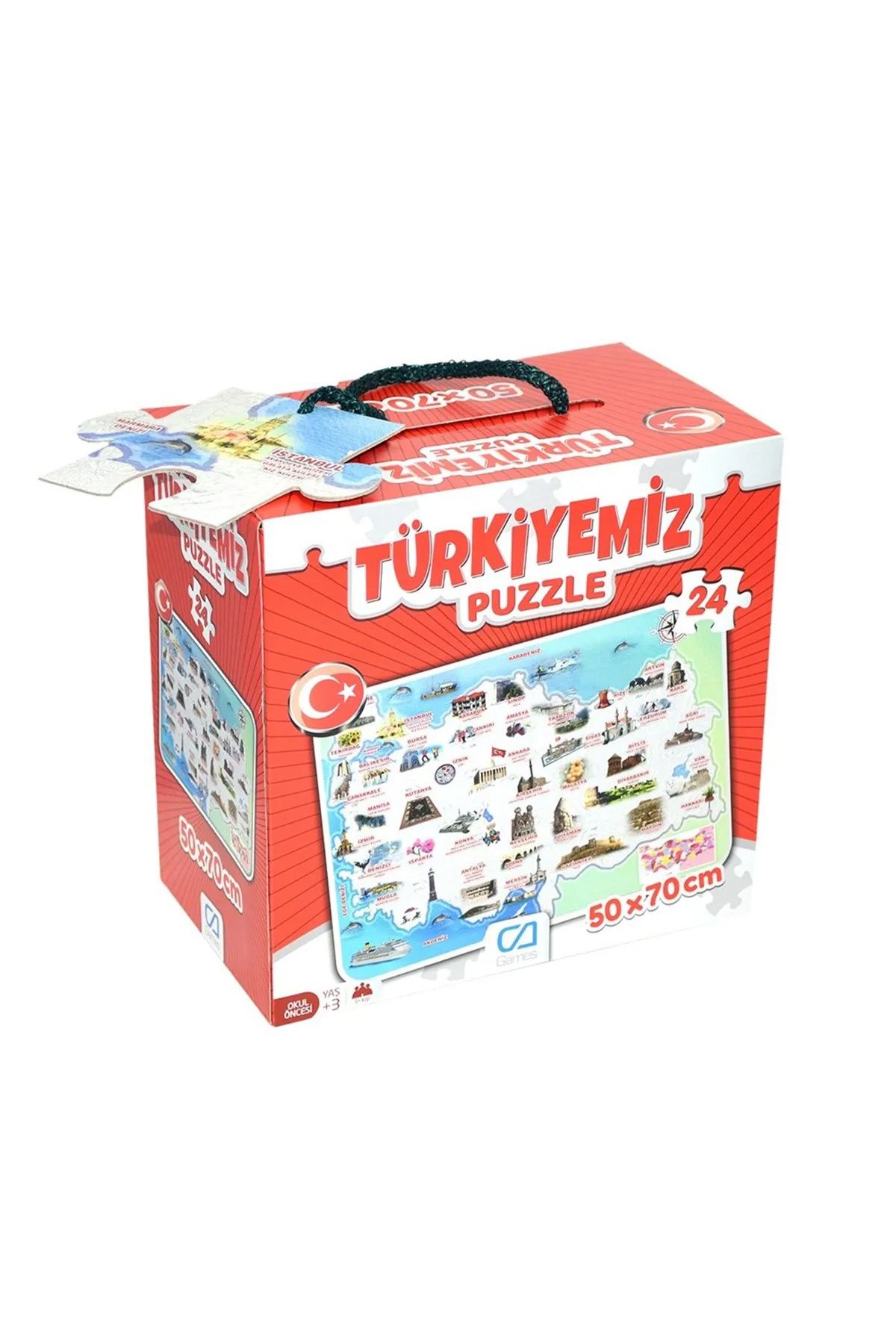 biltekno Türkiyemiz Yer Puzzle 24 Parça