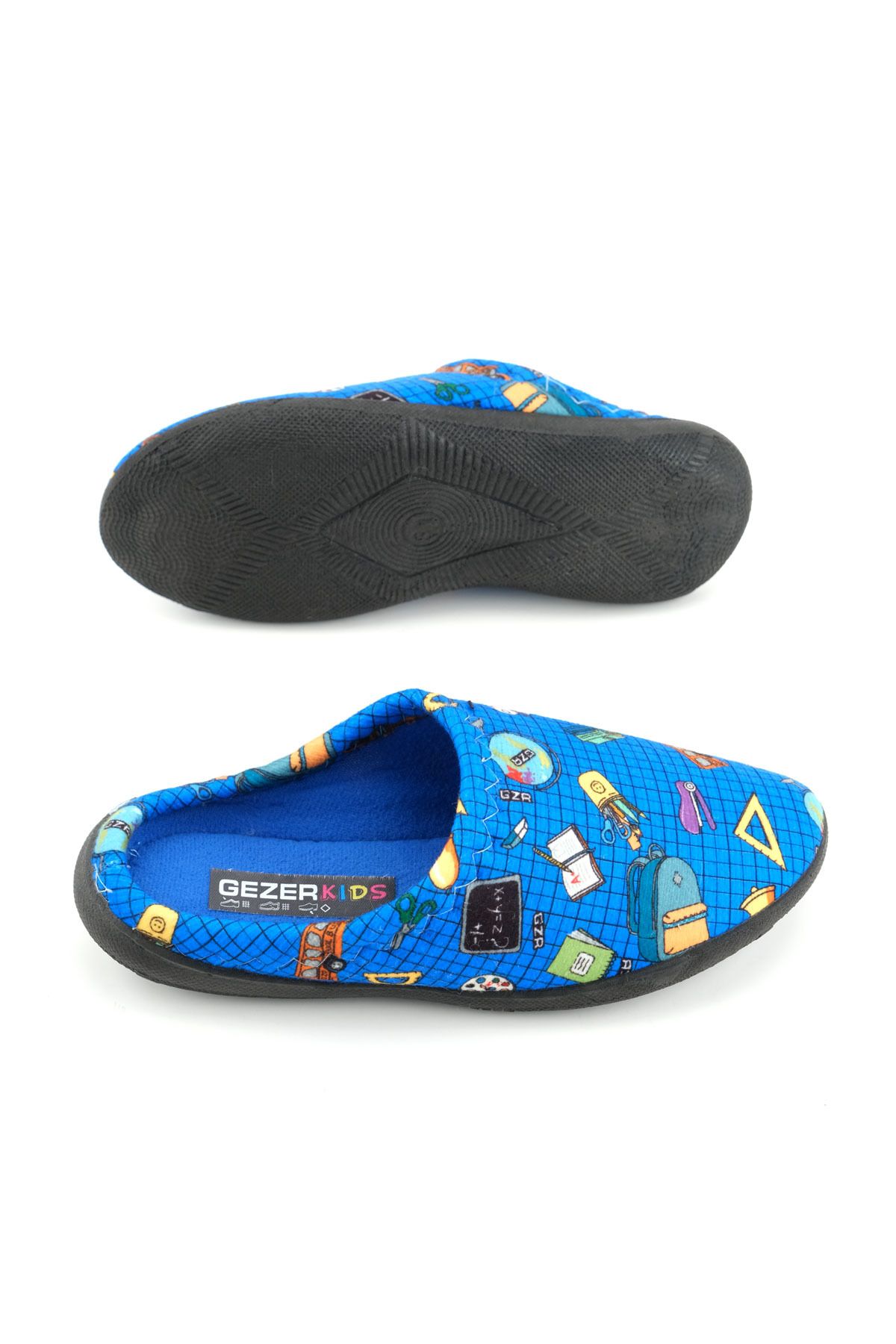 GEZER-Boy's Winter Comfortable Sole Home Garden Gondola Slippers 5