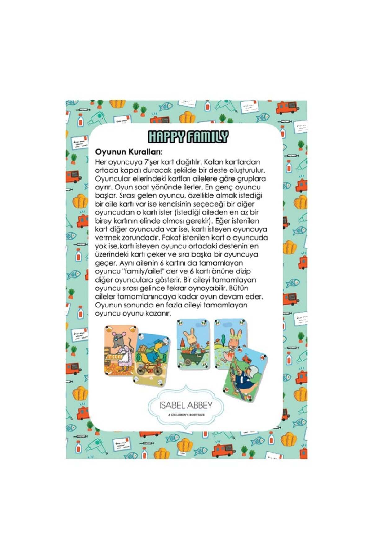 djeco Kart Oyunları - Happy Family fotoğrafı 2 (önizleme)