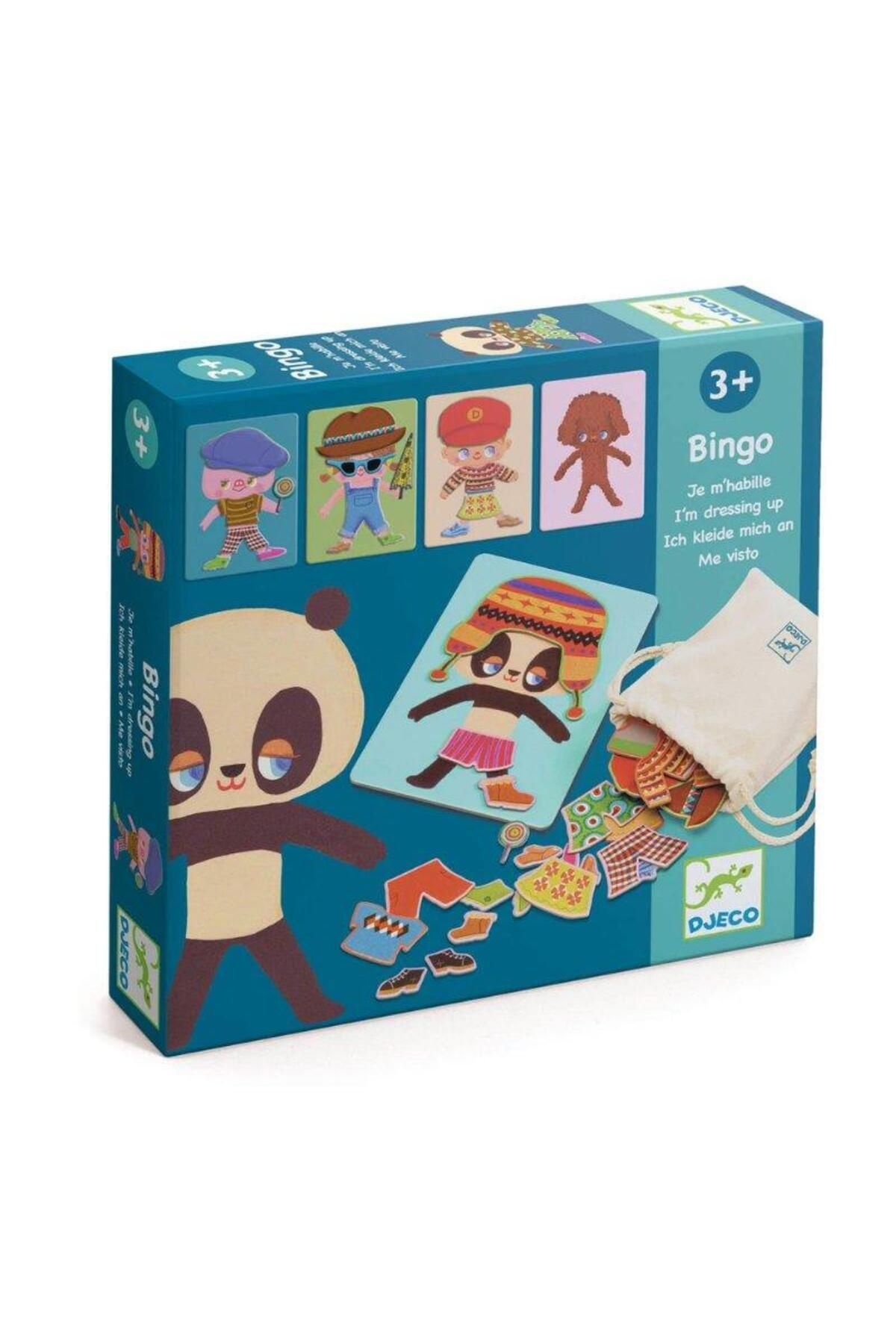 djeco Joc Box - Bingo Dress Up Cards - One Size