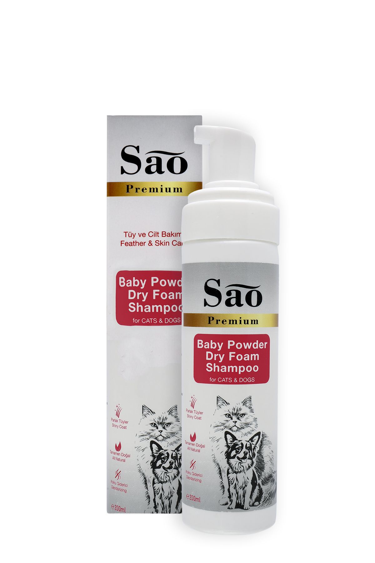 Sao Premium Sao Köpük Shampoo Baby Powder 200 ml