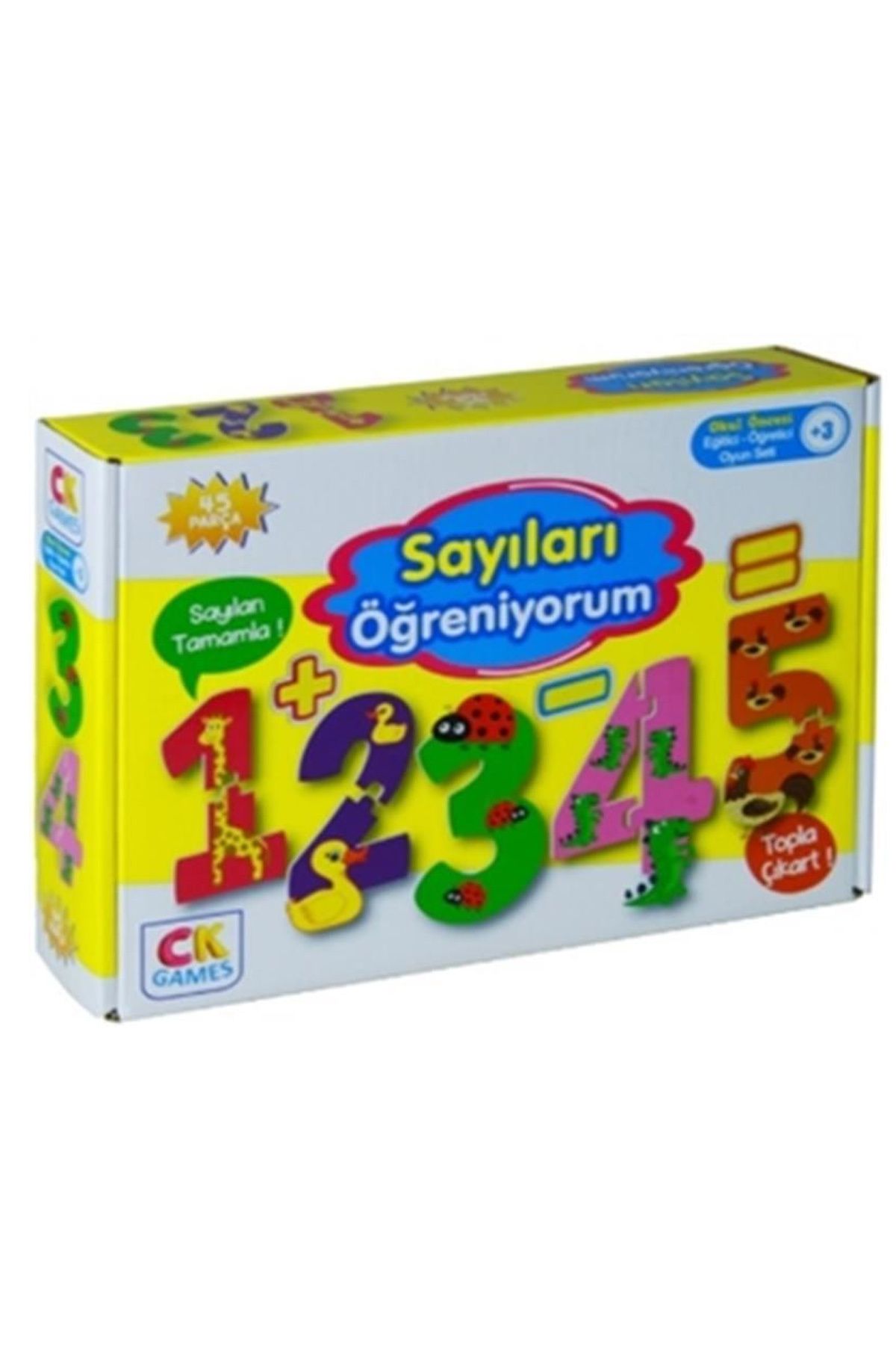 karadağsb Eğitici Oyun Sayıları Öğreniyorum Puzzle 45 Parça