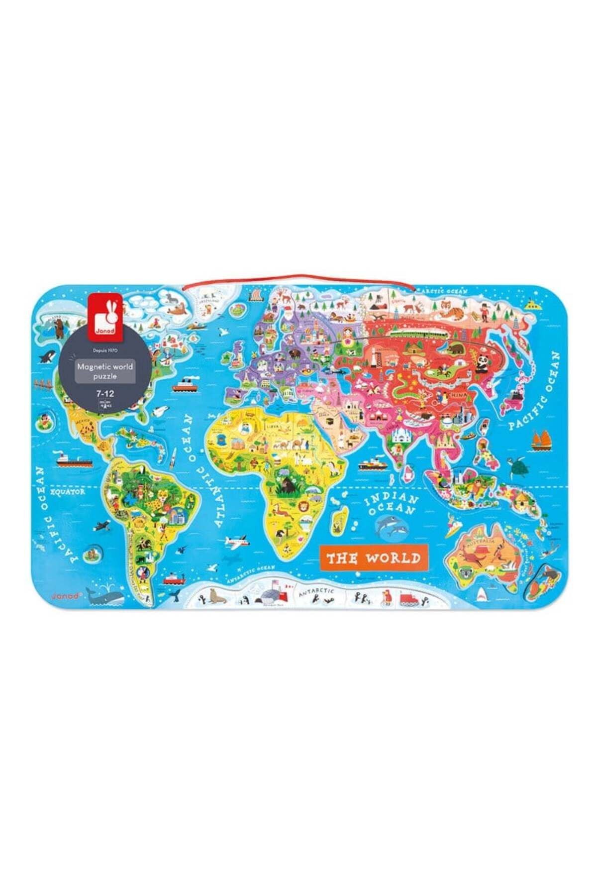 Imaginarium-Janod Magnet Game - World Map 4