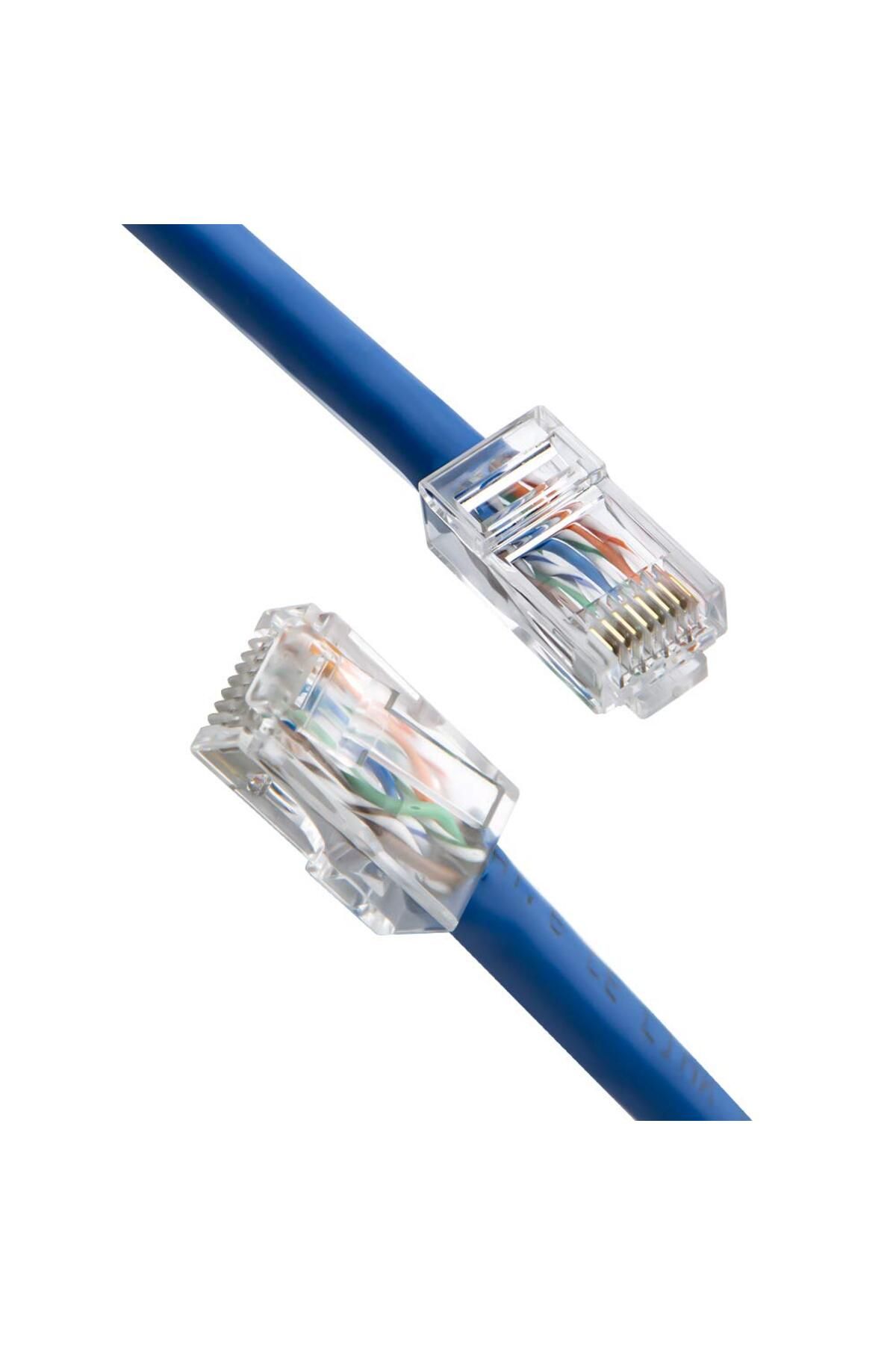 S-LINK 5 ADET RJ45 İNTERNET KABLOSU  CAT6 KONJEKTÖR