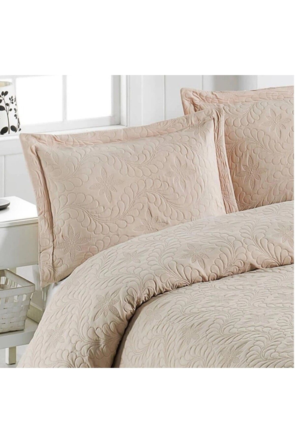 Örtüm-Double Microfiber Quilted Bedspread 2