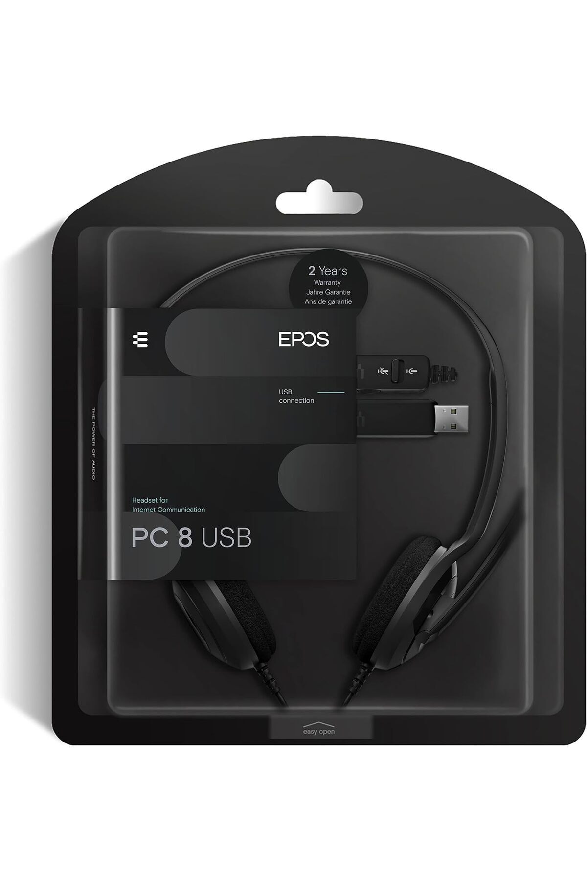 Sennheiser Epos Pc 8 Usb Taçlı Tek Taraflı Siyah Voip Kulaklığı ( Türkiye Garantili)