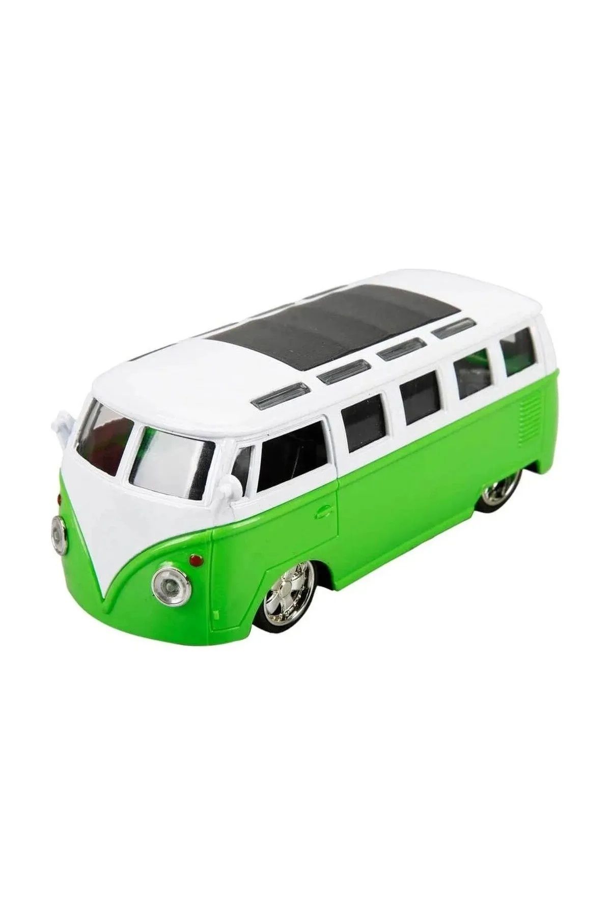 Shem-Woswos Pull and Drop Mini Bus with Sound and Light 14 cm 4