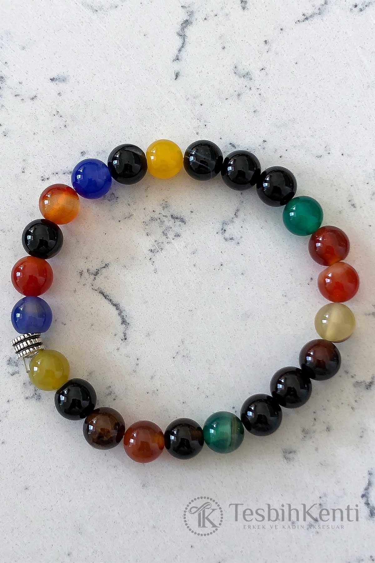 Black Shade Agate Bracelet