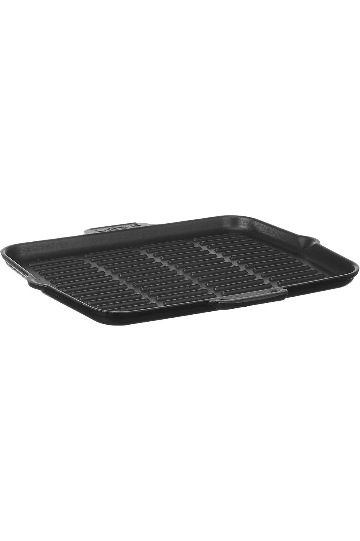 STOREMAX lbstorex Metal Silikon Sapli Dokum Izgara Tava, 21x30 cm, Kirmizi Newdsng 1116818