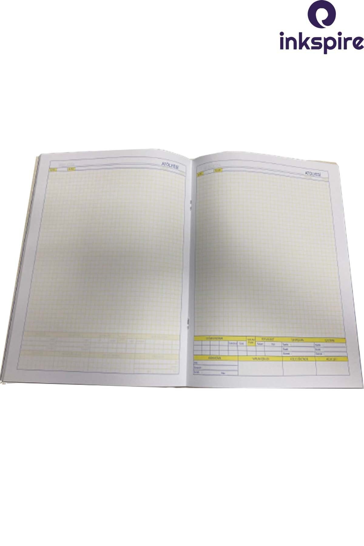 inkspire-21X29 cm 48 Sheets Atollye Temrin Notebook with Plastic Cover - 1 Piece Pp Experiment 3
