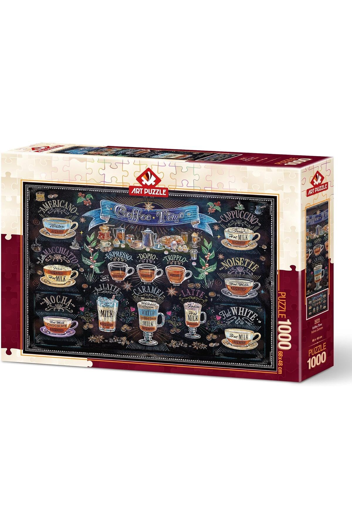 STOREMAX nffashopm Puzzle Kahve Zamanı 1000 Parça Puzzle storestarx 1051353