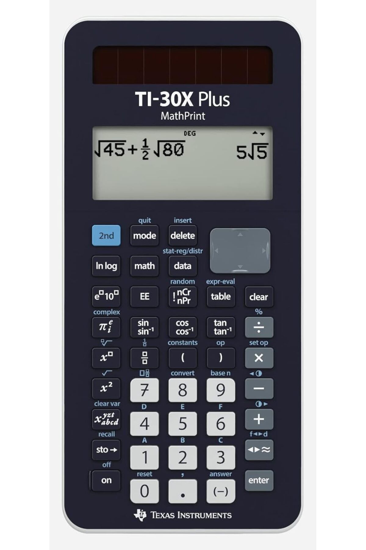 STOREMAX Instruments TI-30X Plus MathPrint Bilimsel Okul Hesap Makinesi (4 satırlı)