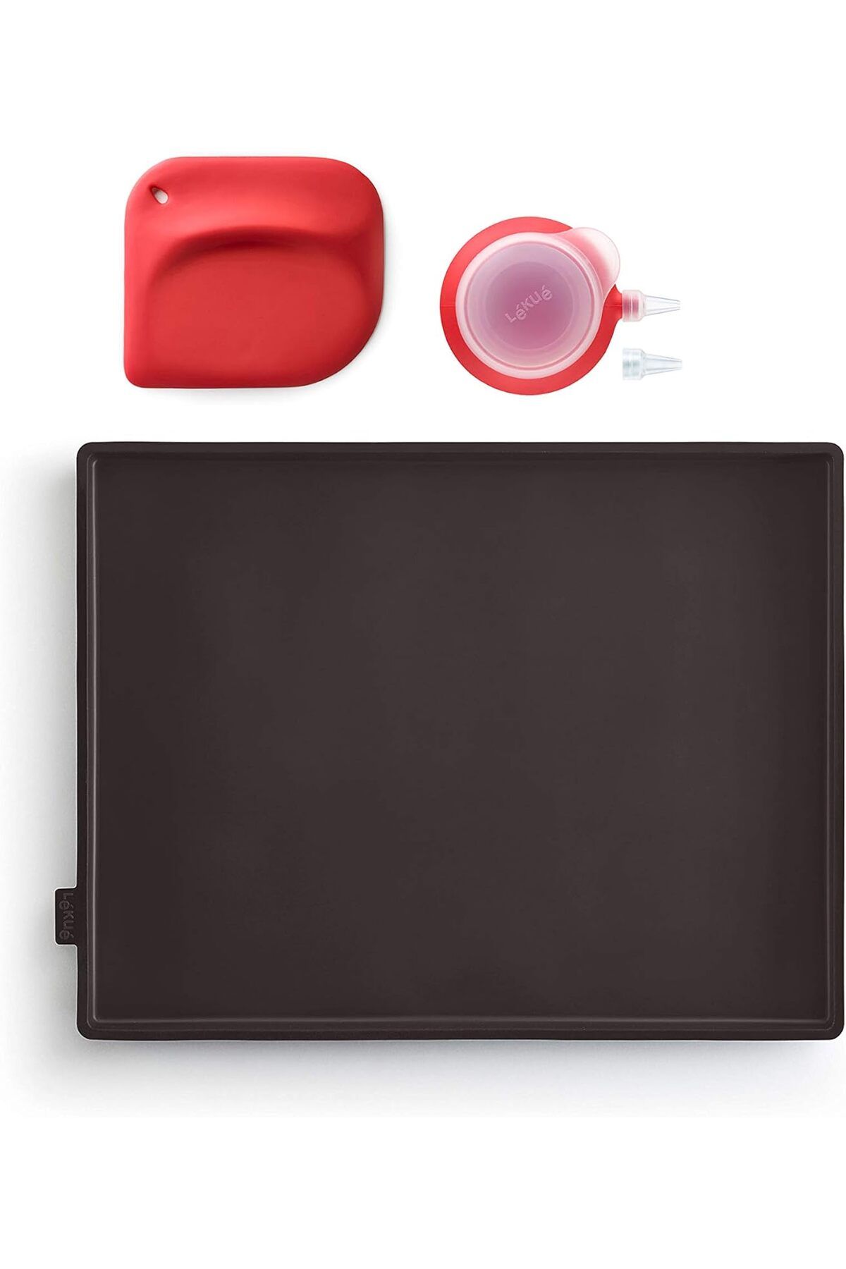 STOREMAX lbstorex Bisküvi Ruloları İçin Pişirme Seti 3 Parça, Silikon, Siyah, 40 x 30 x 8 cm Newdsng 11