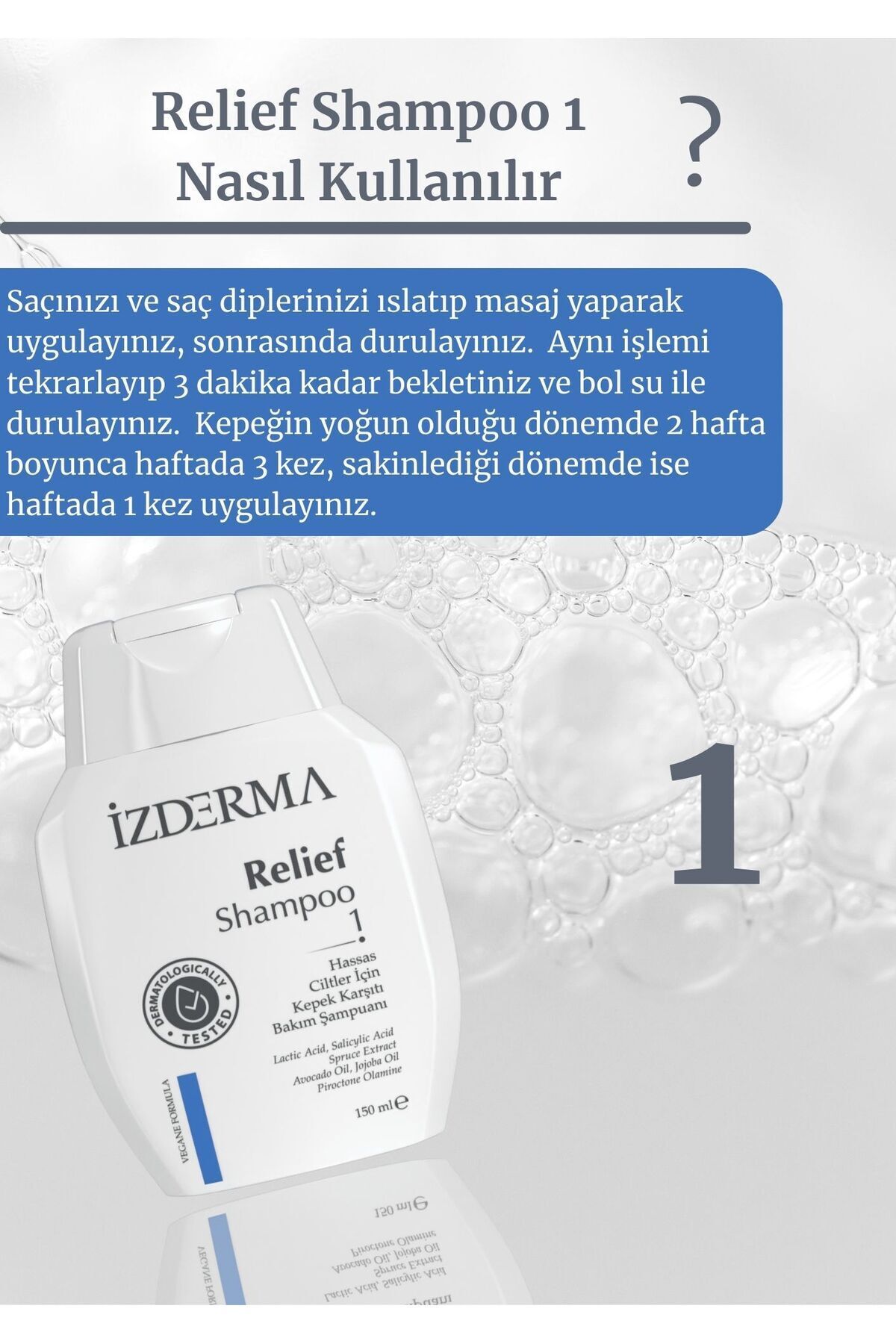 izderma Relief Kepek, Kaşıntı, Pullanma Karşıtı Bakım Şampuanı-6