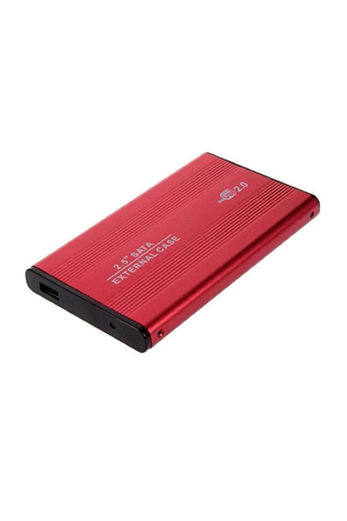 KEEPRO Usb 2.0 To Sata 2.5 Inç Alüminyum Harici Harddisk Kutusu Kırmızı