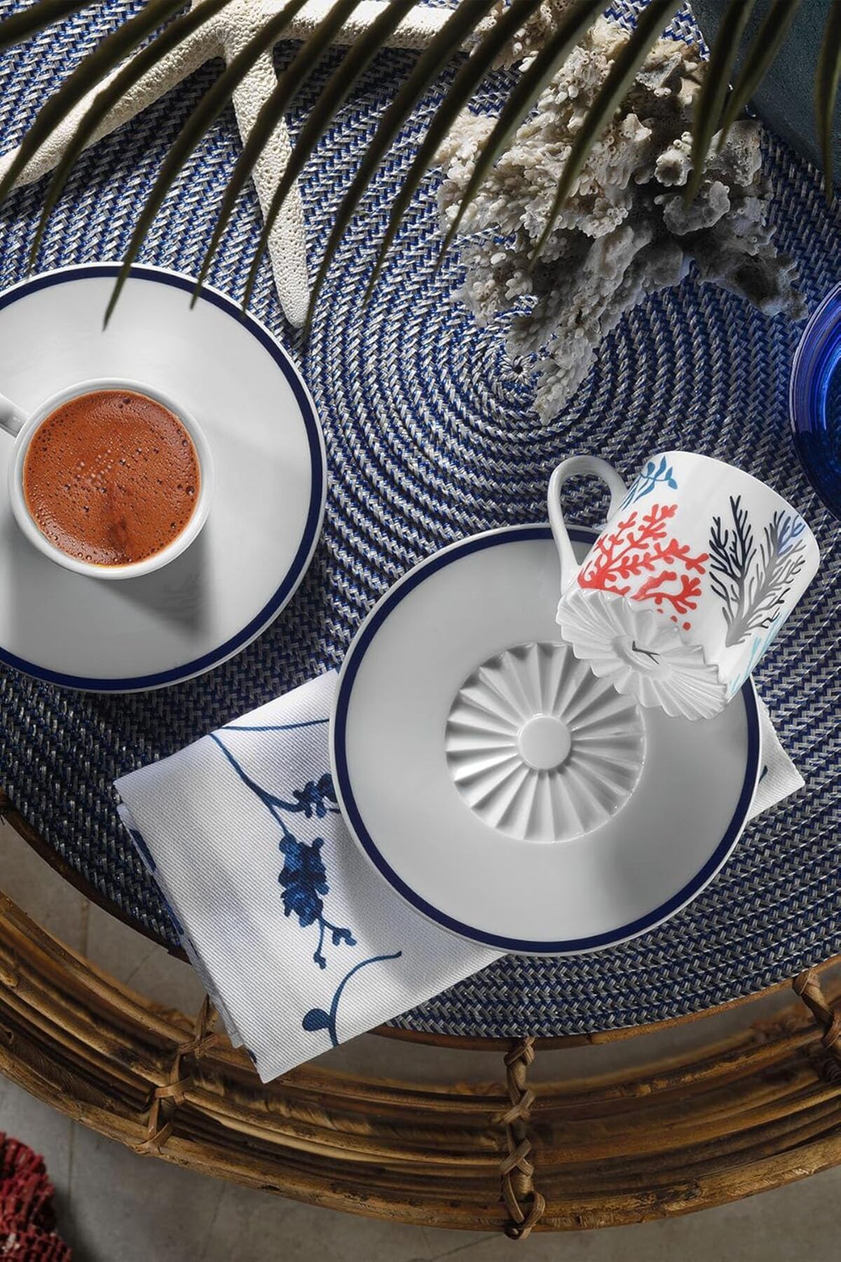 STOREMAX bystoreby Porselen 12216 Pilea 4 Parça 2 Kişilik Kahve Takımı NewDesing 646268