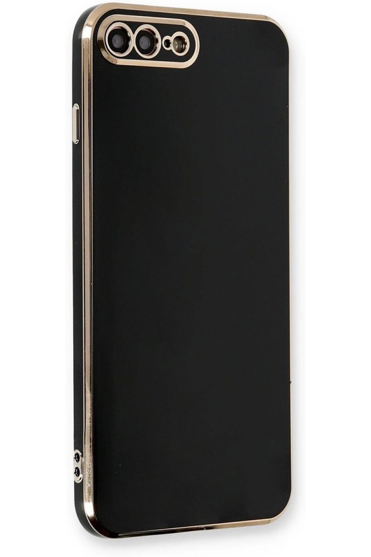 STOREMAX dlshop iPhone 8 Plus için Kılıf Olive Plated Siyah [iPhone 8 Plus ile Uyumlu Kılıf - Siyah] sta