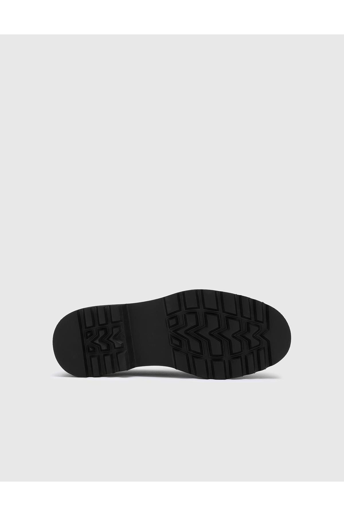 کفش های کژوال مردانه LOAFER BLUE NAVY LEAVY چرمی İlvi