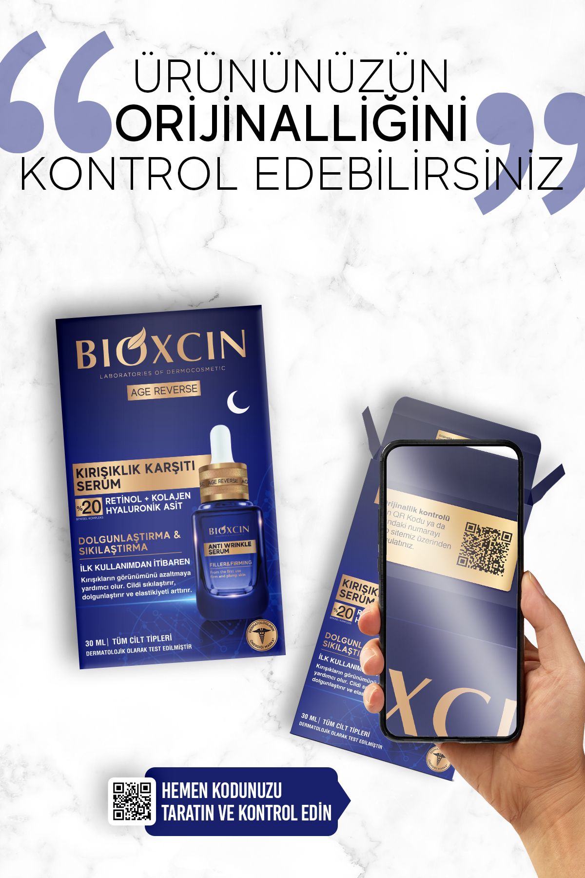 Bioxcin-Age Reverse Wrinkle Serum - 30 ml, 20% Retinol, Collagen Fullness and Firmness 6