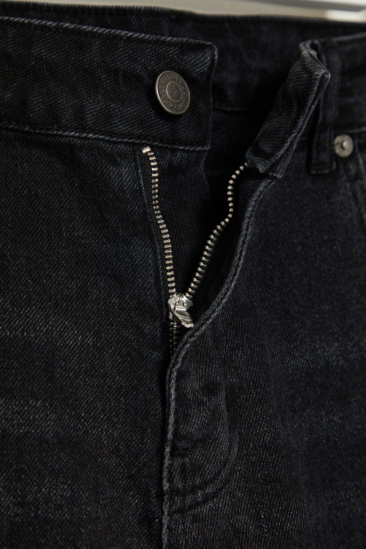 Trendyol Collection-Černé džíny Relax Fit Denim Jeans - Pánské džíny Tmnaw25Je00009 8