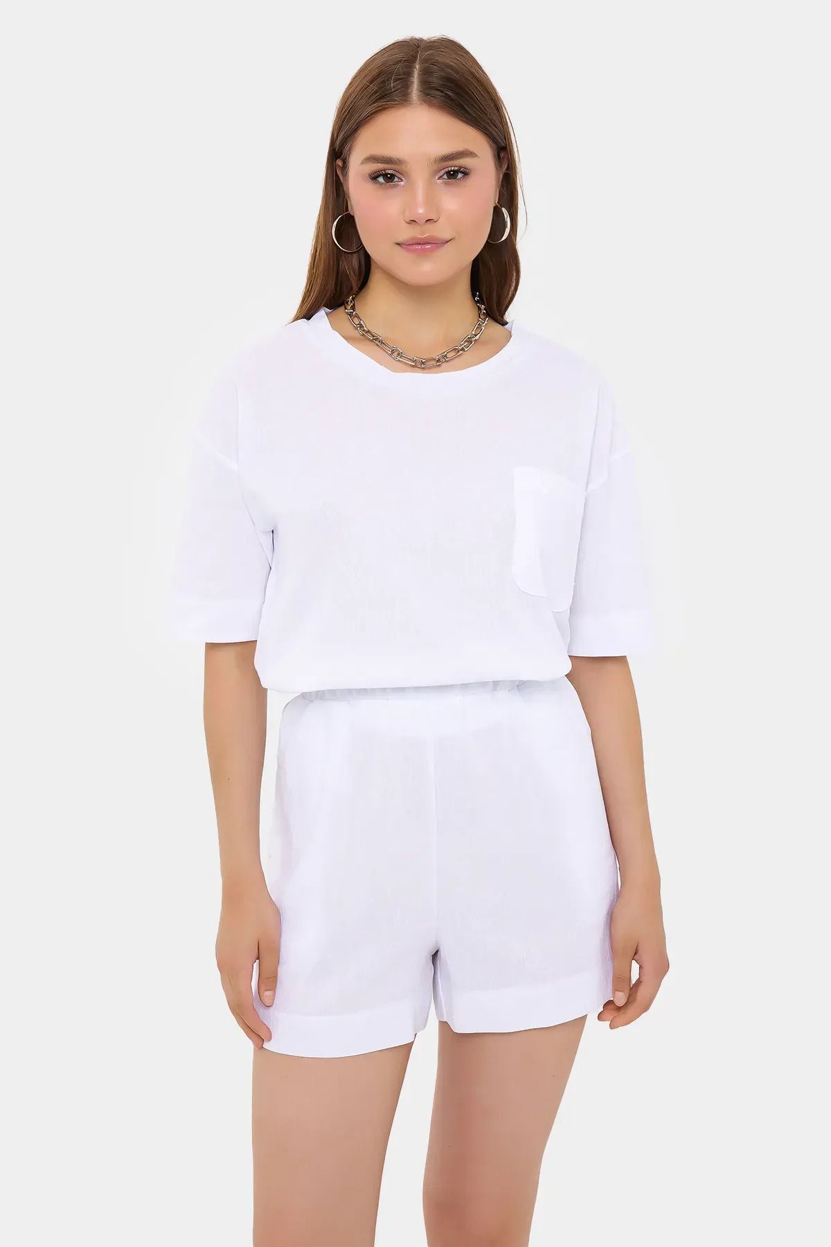 Hiccup-High Waist Oversize Set - Coordinate Set 3