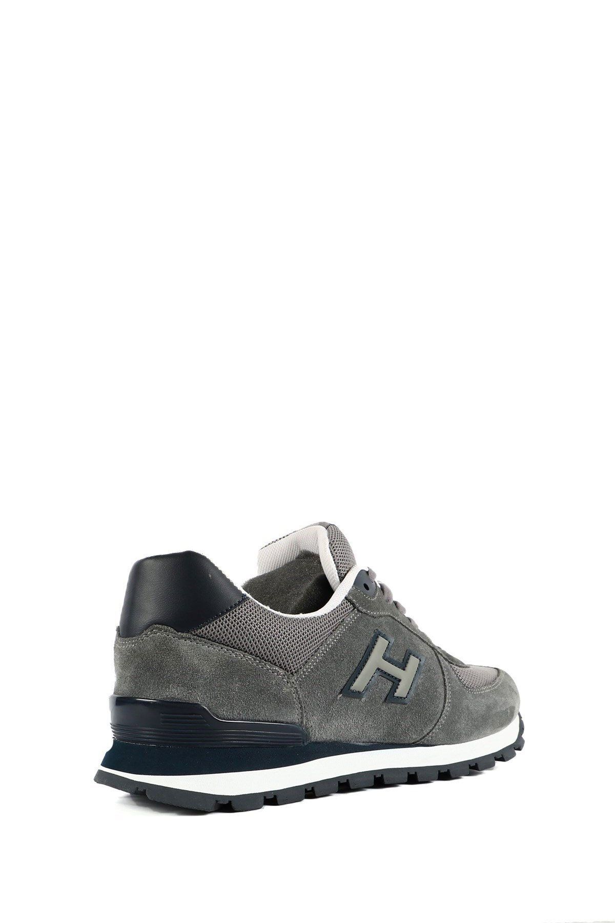 Hammer Jack-Peru Genuine Leather Grey-Navy Blue Women's Sneakers 4
