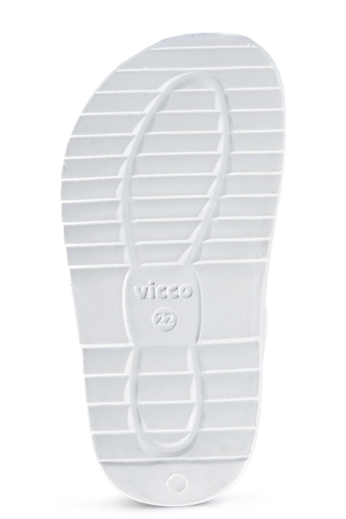 Vicco-Miyu Ortopedik Çocuk Sandalet Beyaz 5