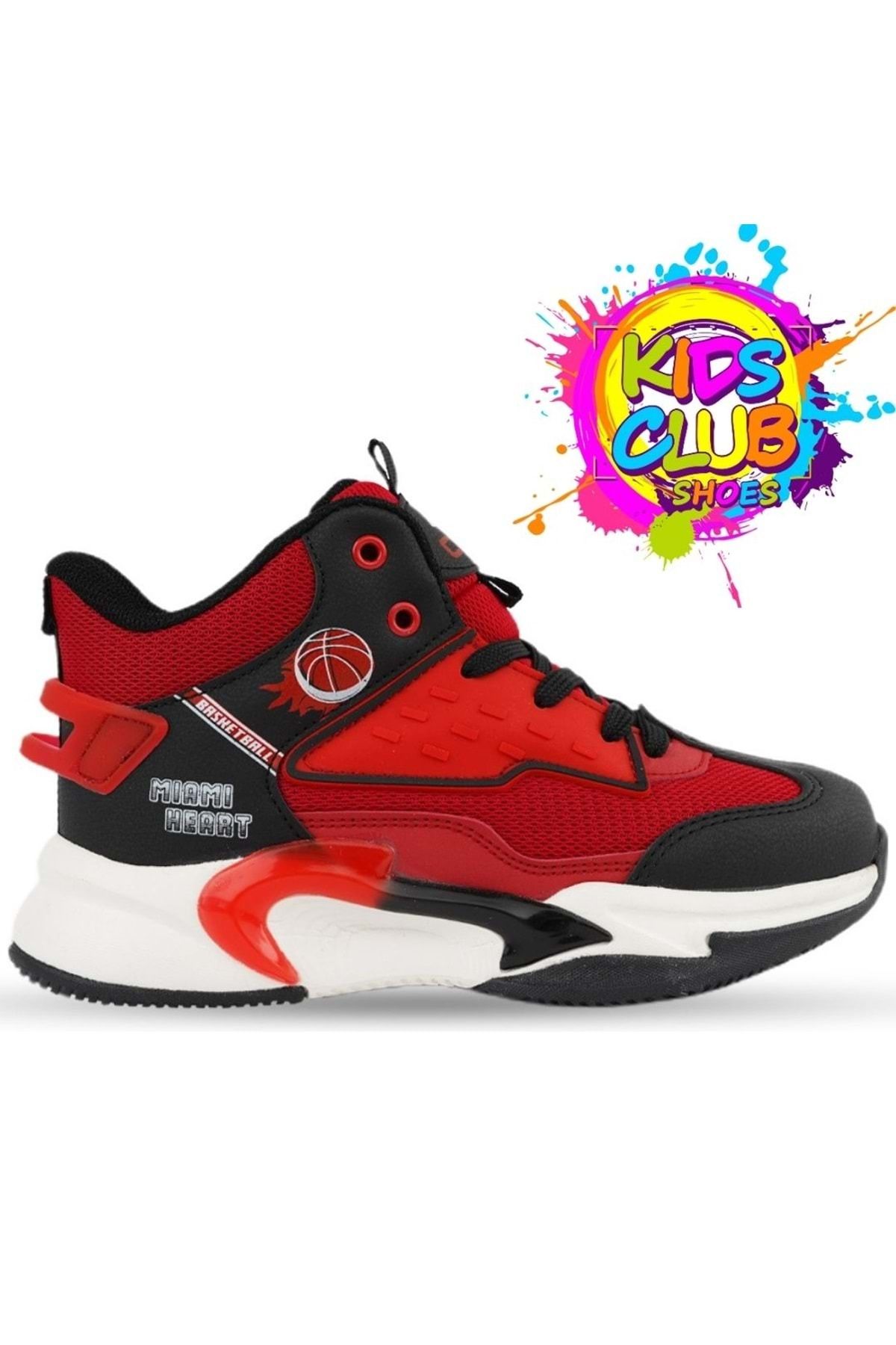 KOCAMANLAR-Cool London Red Unisex Children's Orthopedic Basketball Shoes 1