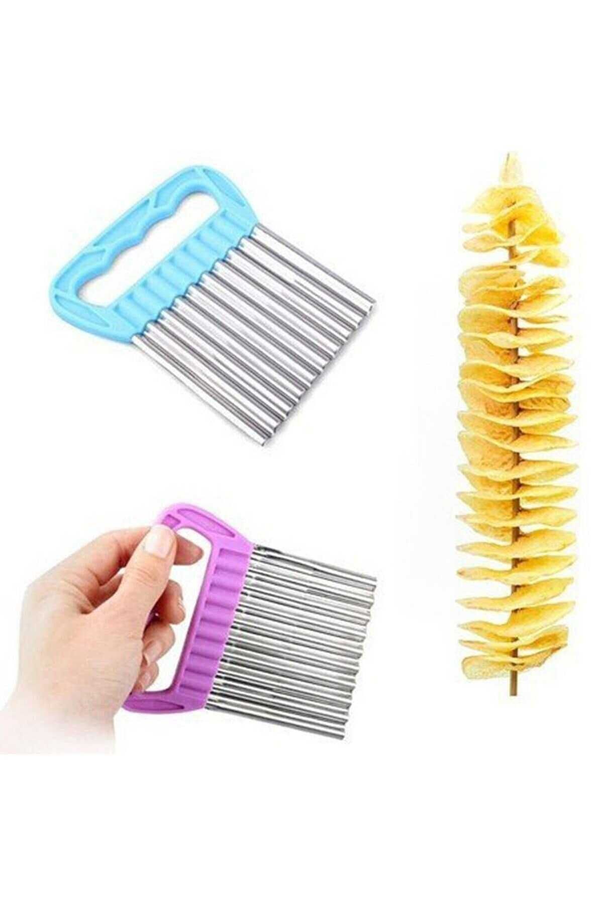 Royaleks Pratik Cips Chopper Şekilli Sebze Meyve Ve Gıda Dilimleyici